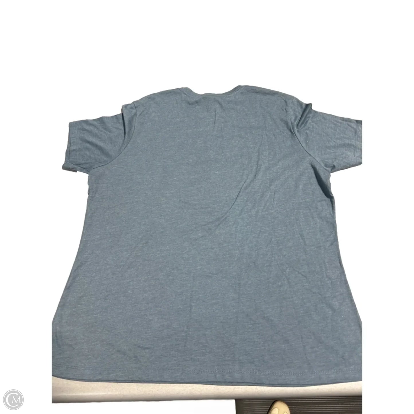 Top Short Sleeve By Bella + Canvas In Blue, Size: Xl