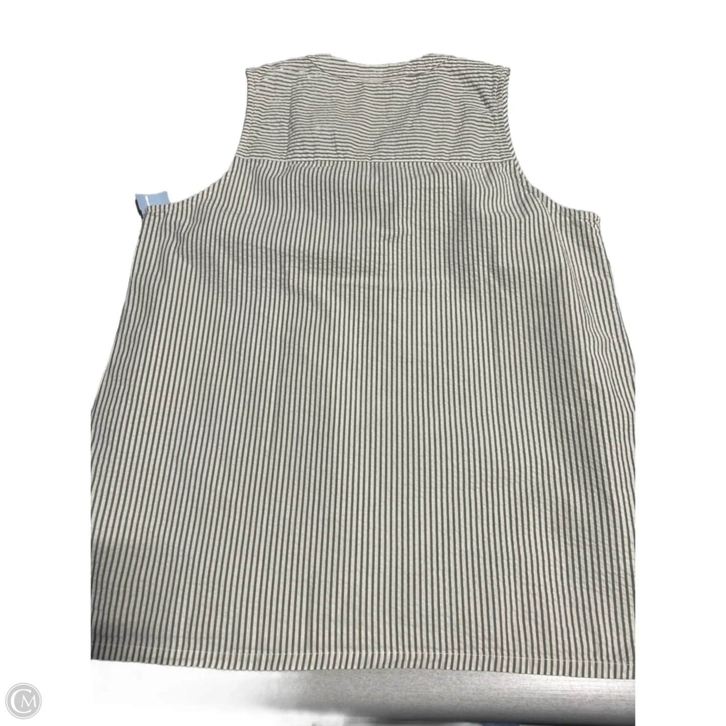 Tank Top By Eddie Bauer In Striped Pattern, Size: M