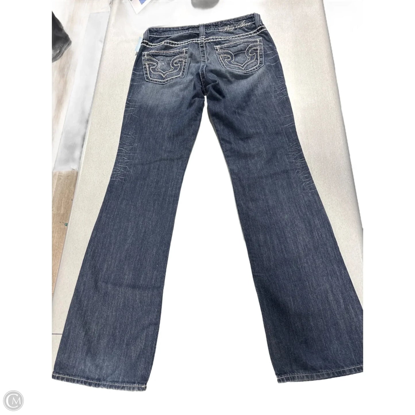 Jeans Boot Cut By Big Star In Blue Denim, Size: 6