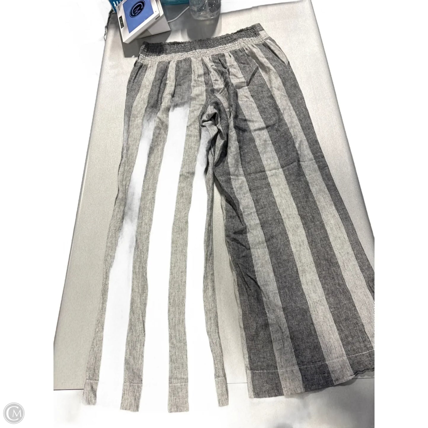 Pants Linen By C Est. 1946 In Striped Pattern, Size: L