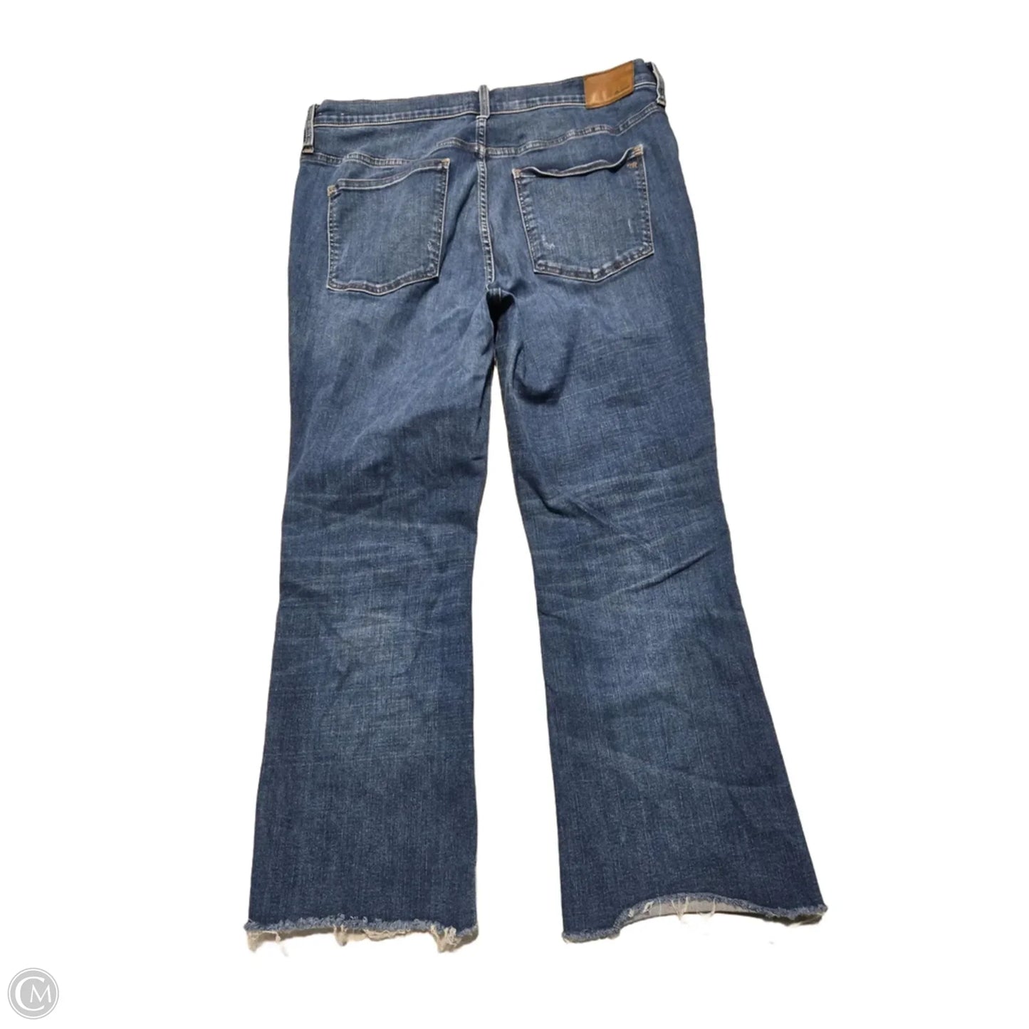 Jeans Boot Cut By Madewell In Blue Denim, Size: 14