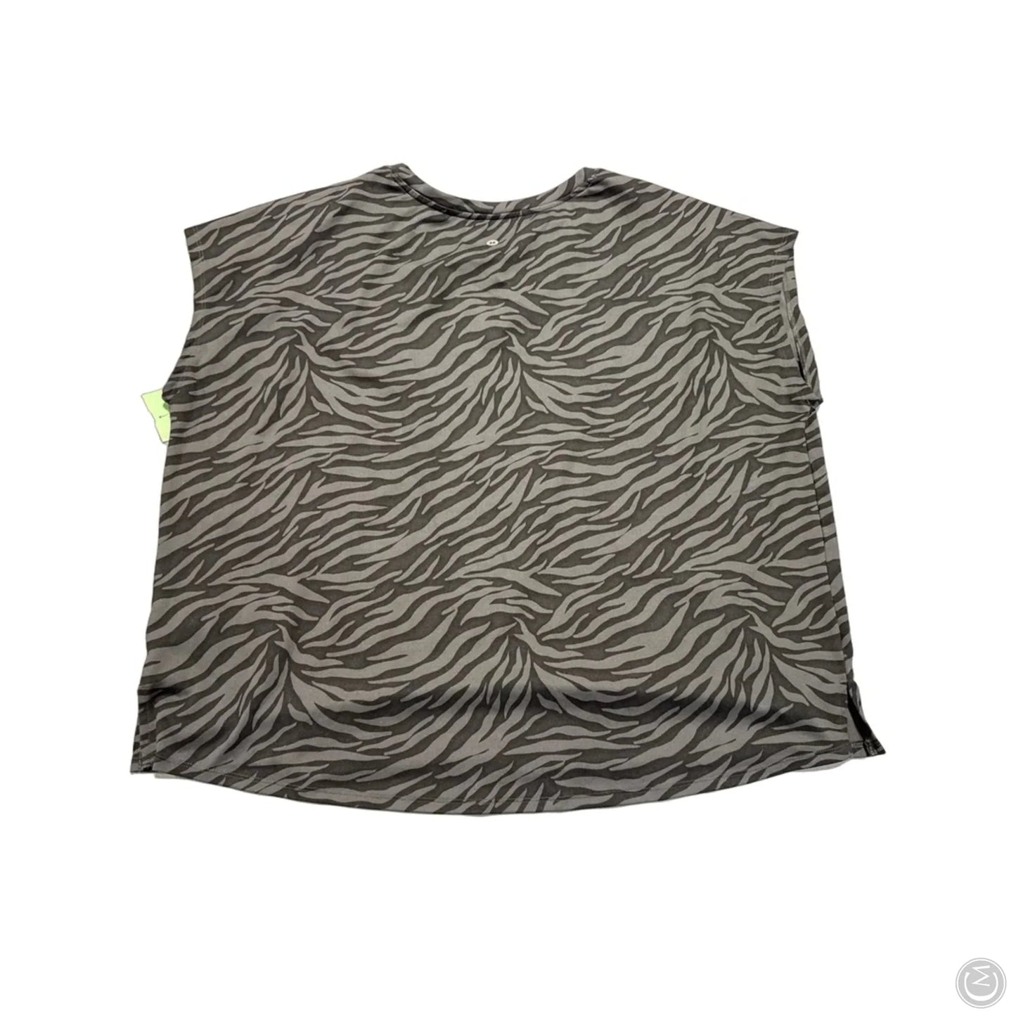 Athletic Top Short Sleeve By Rbx In Animal Print, Size: 2x