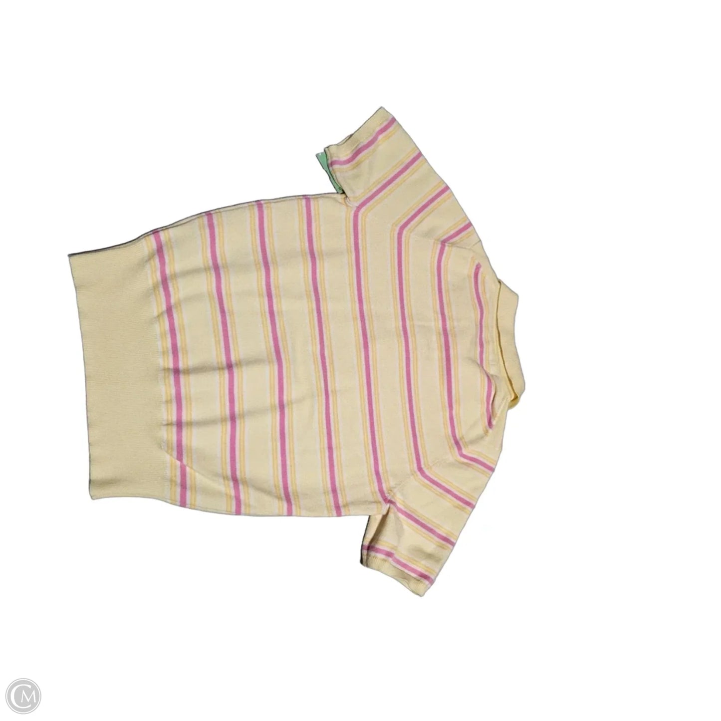 Top Short Sleeve By Sincerely Jules In Yellow, Size: S