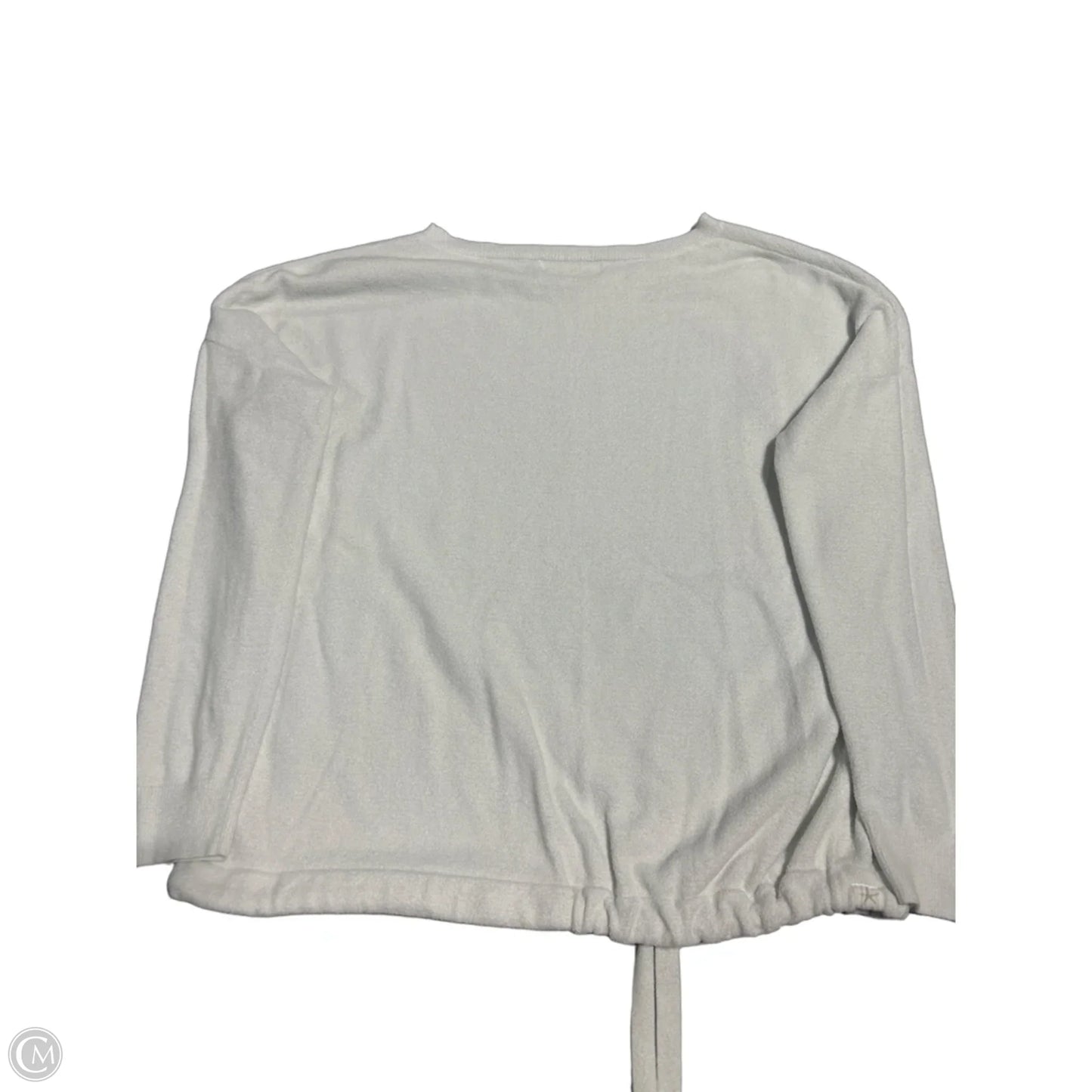 Top Long Sleeve By Barefoot Dreams In White, Size: S