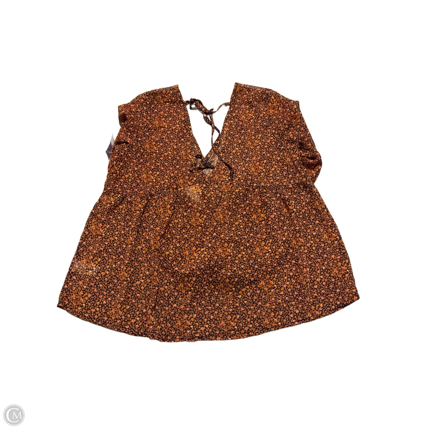 Blouse Long Sleeve By Mossimo In Floral Print, Size: S