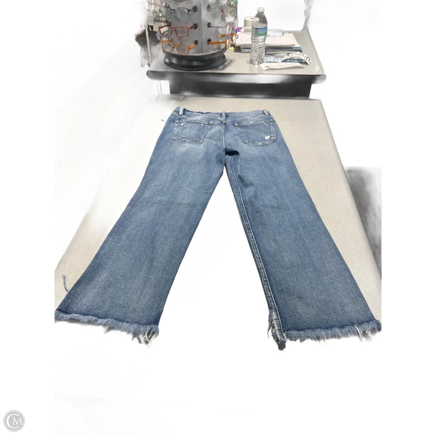 Jeans Flared By Silver In Blue Denim, Size: 8