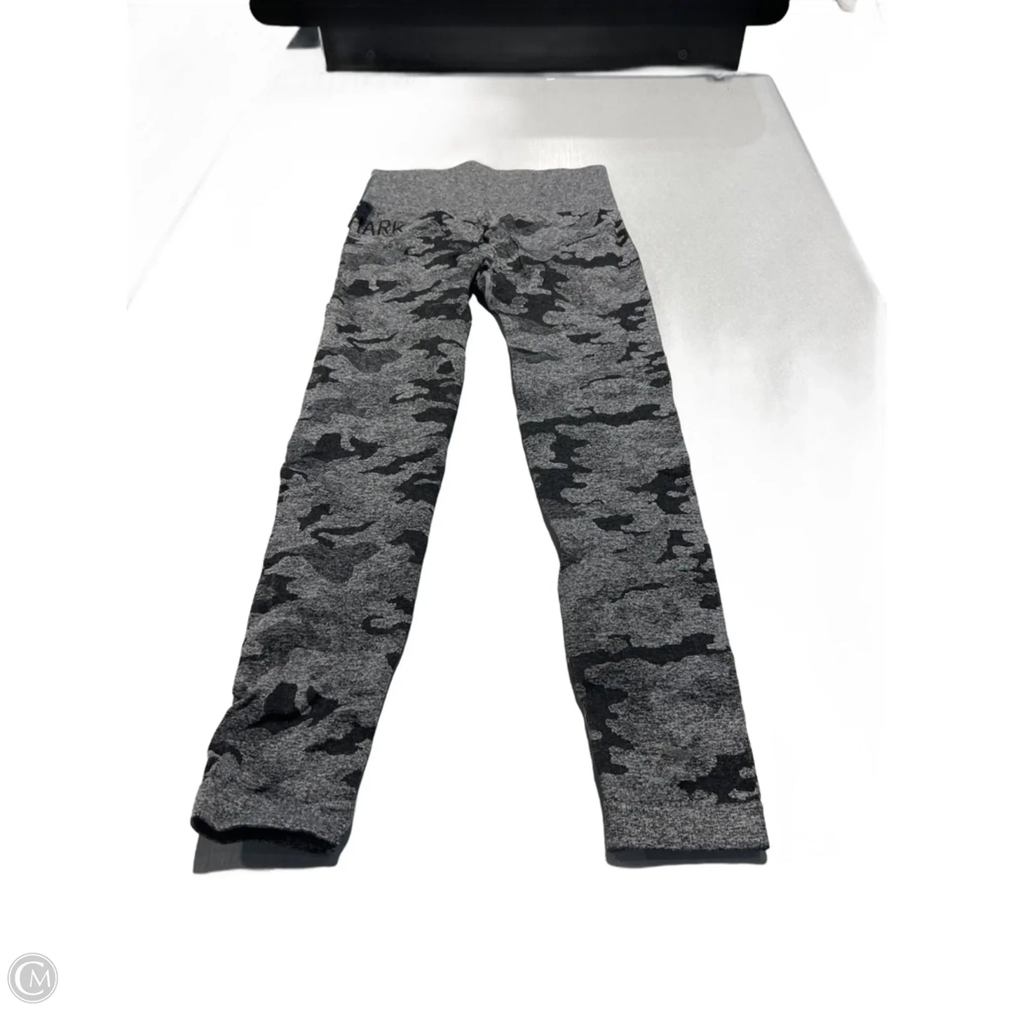 Athletic Leggings By Gym Shark In Black & Grey, Size: Xs