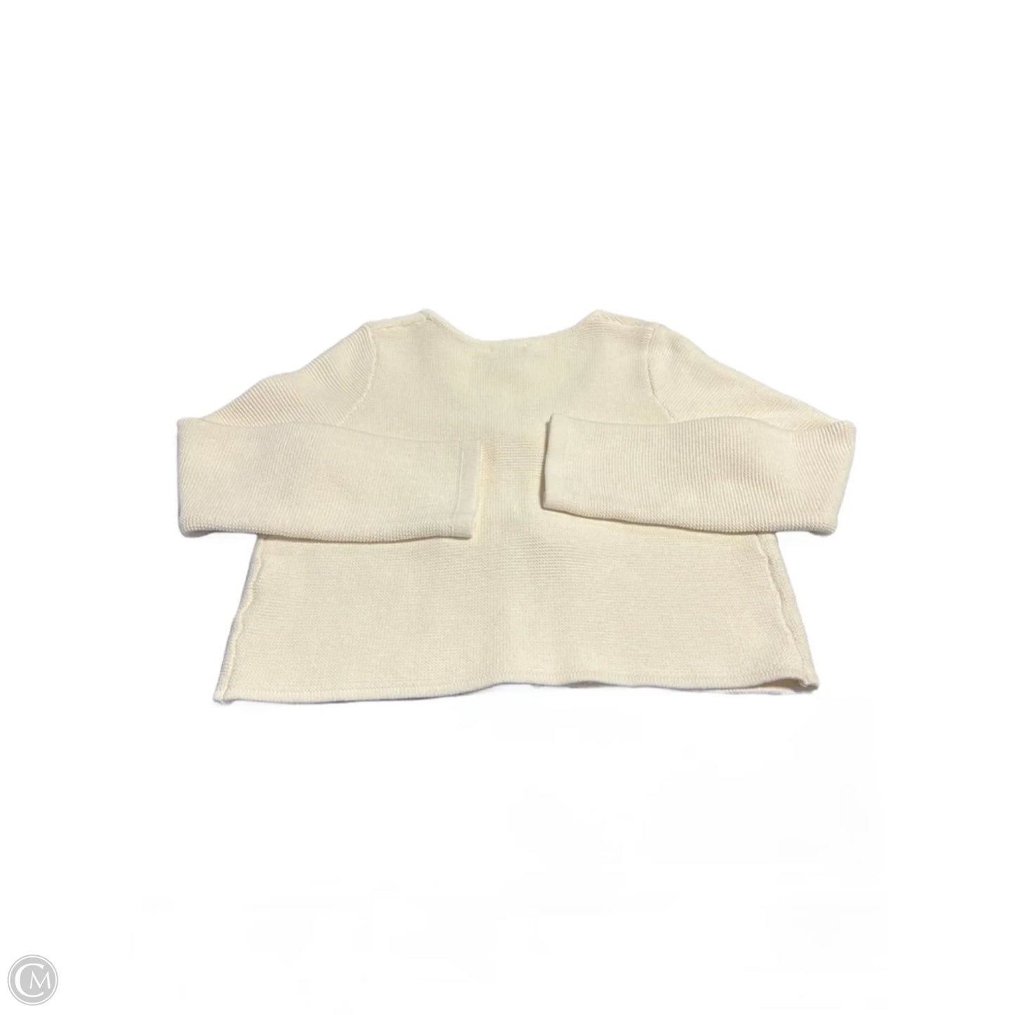 Sweater Cardigan By Miou Muse In Cream, Size: L