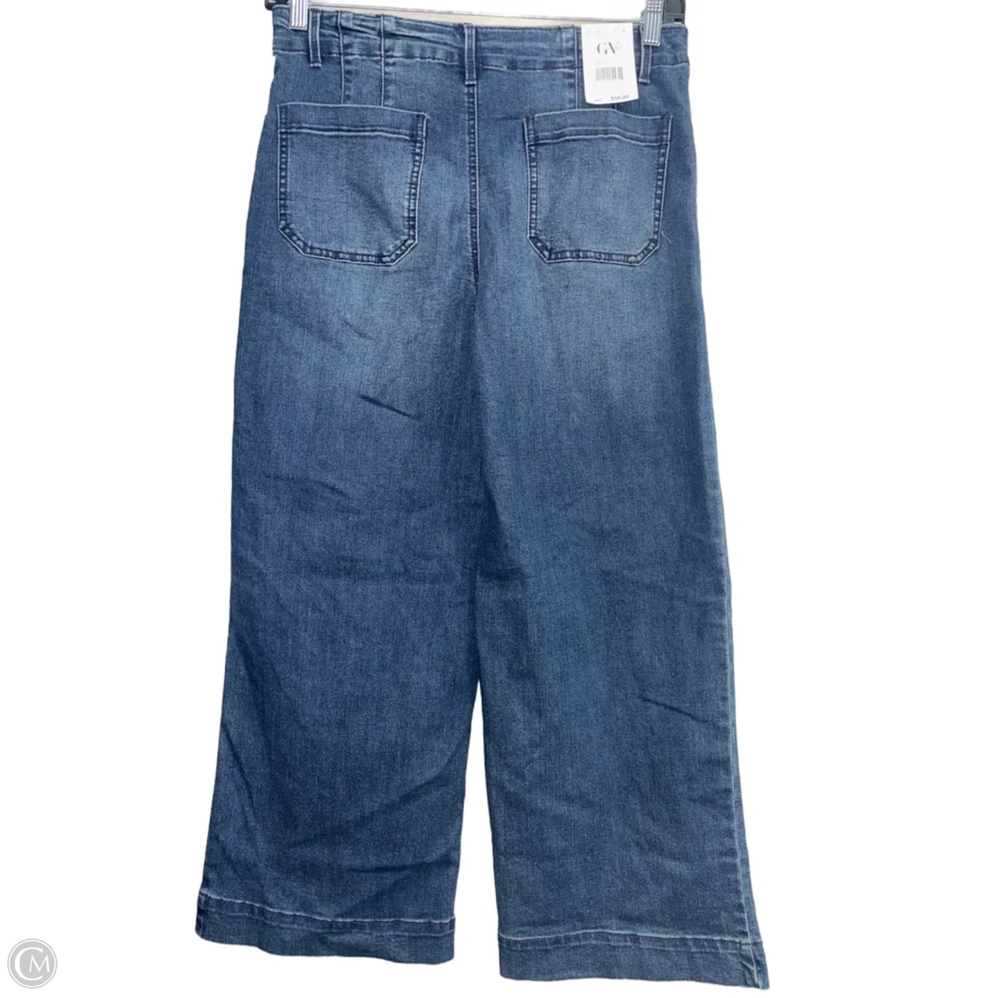 Jeans Wide Leg By Gloria Vanderbilt In Blue Denim, Size: 8