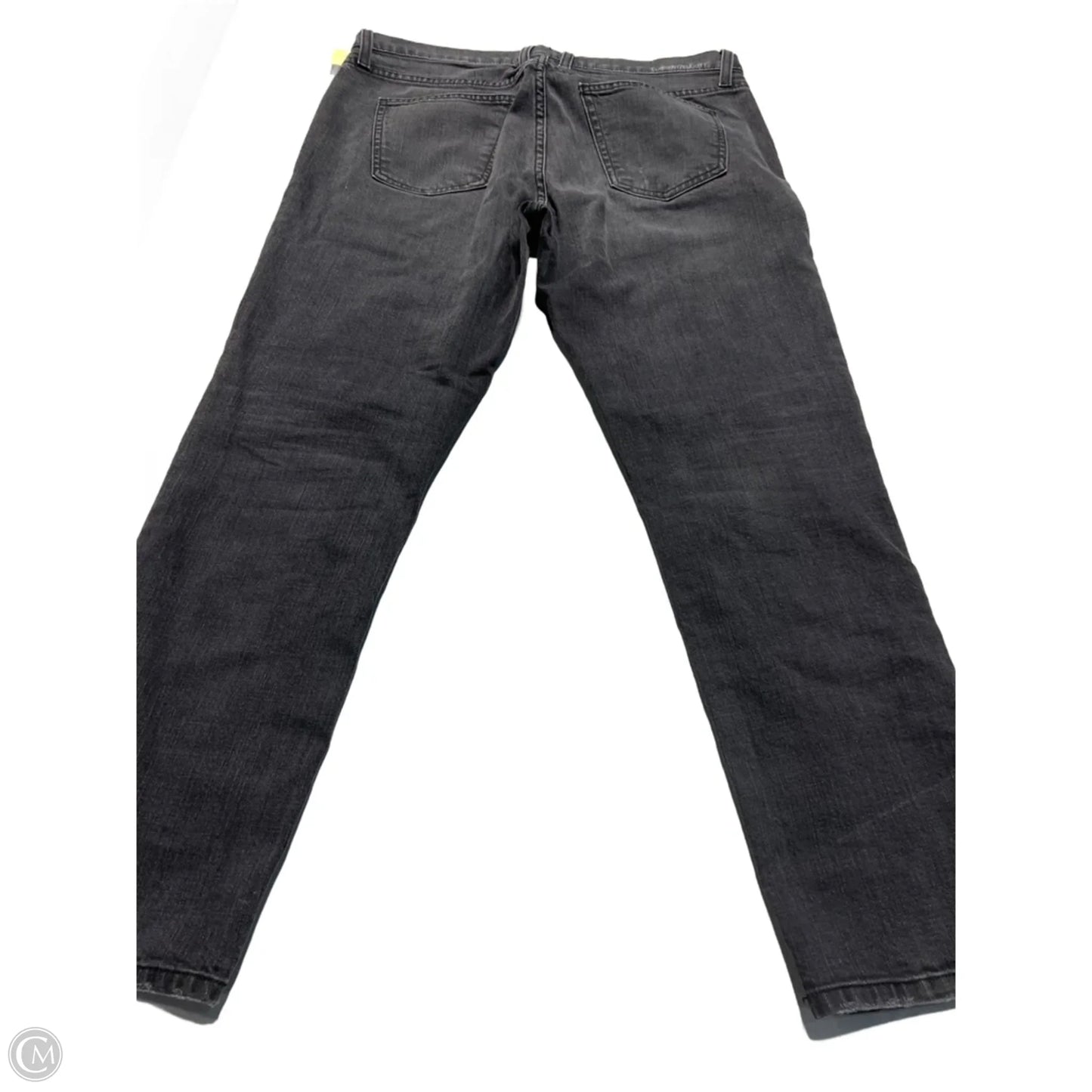 Jeans Straight By Current Elliott In Black, Size: 8