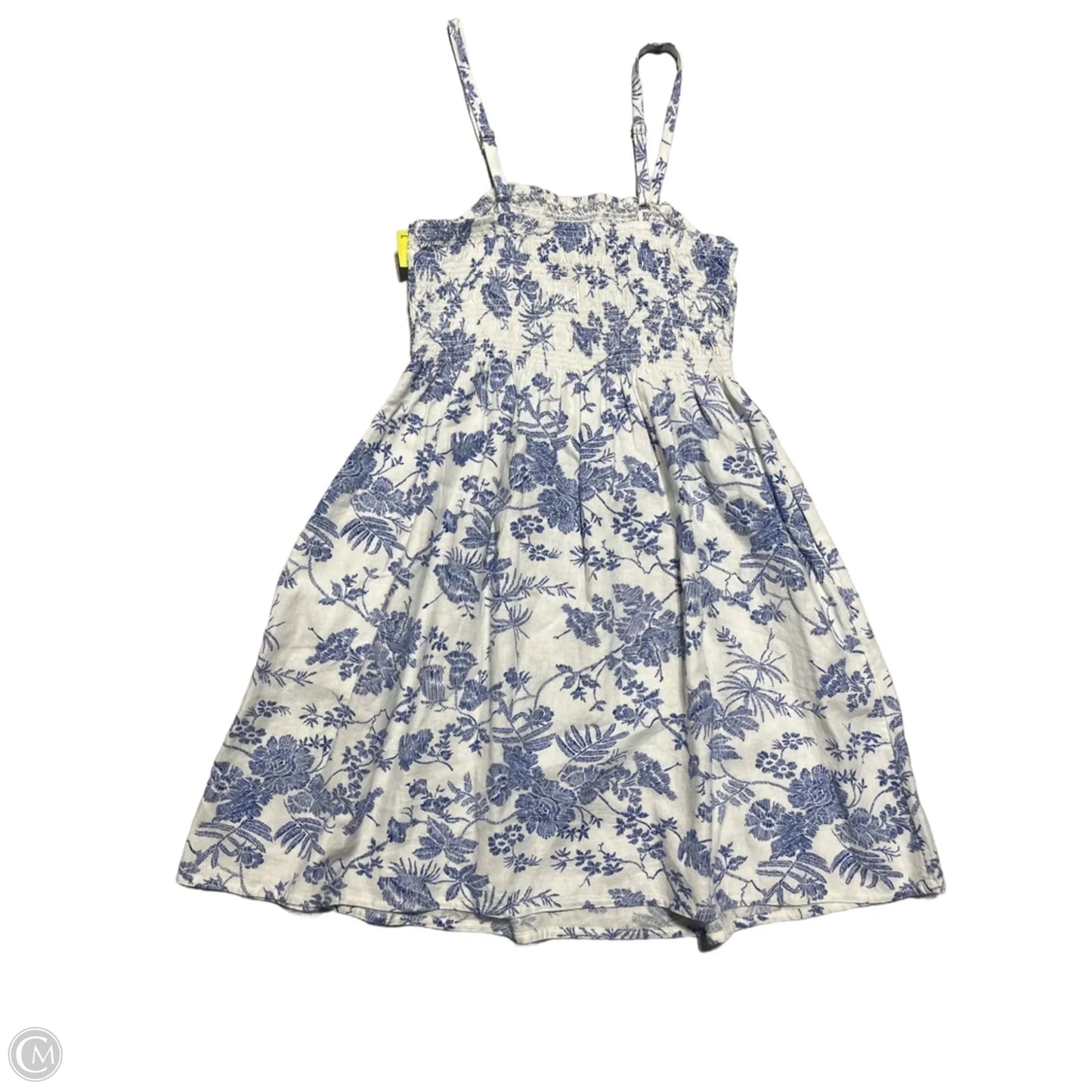 Dress Casual Midi By Universal Thread In Blue & White, Size: Xs