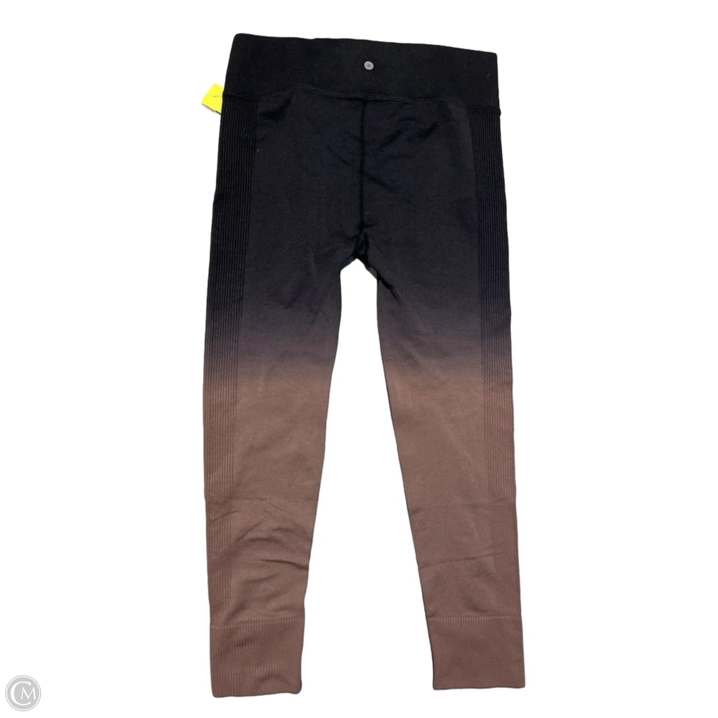 Athletic Leggings By Cme In Black & Brown, Size: Xl