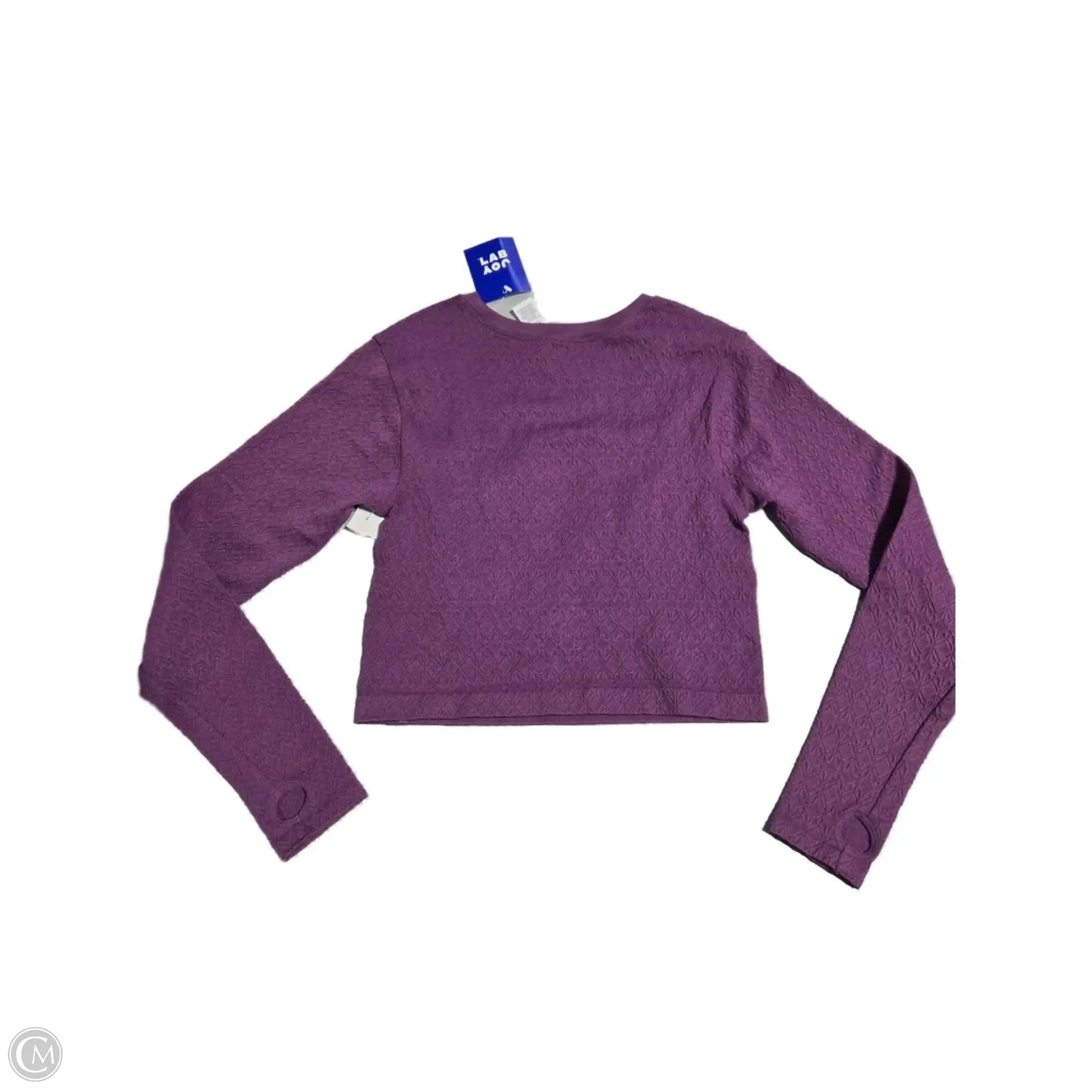 Athletic Top Long Sleeve Crewneck By Joy Lab In Purple, Size: Xl