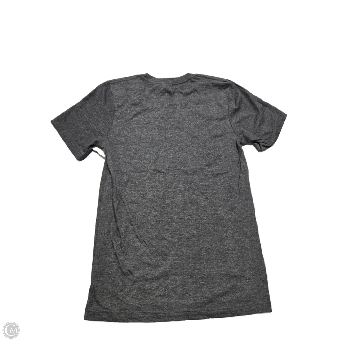 Top Short Sleeve Basic By Cme In Grey & White, Size: S