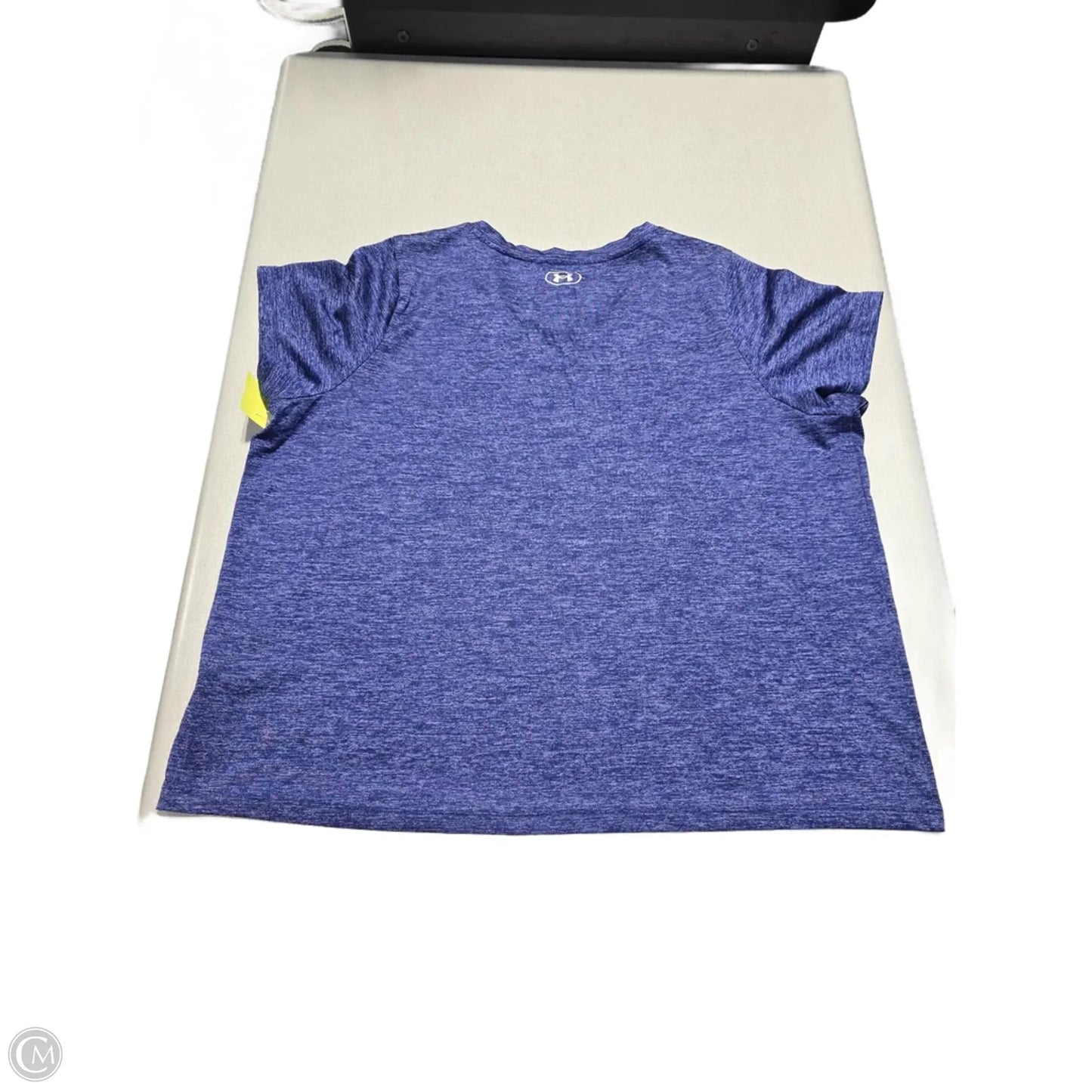 Athletic Top Short Sleeve By Under Armour In Purple, Size: 2x