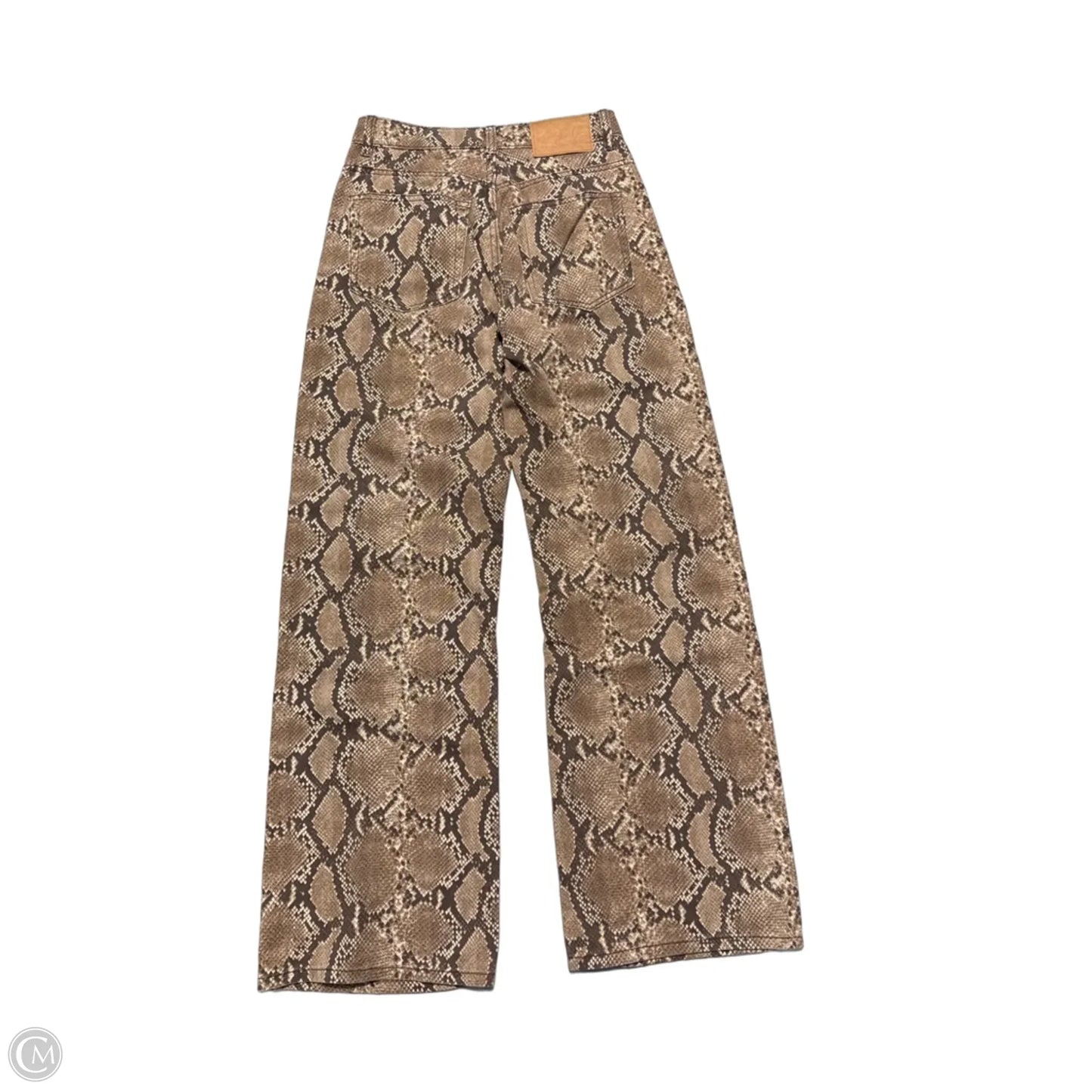 Jeans Straight By Divided In Snakeskin Print, Size: 0