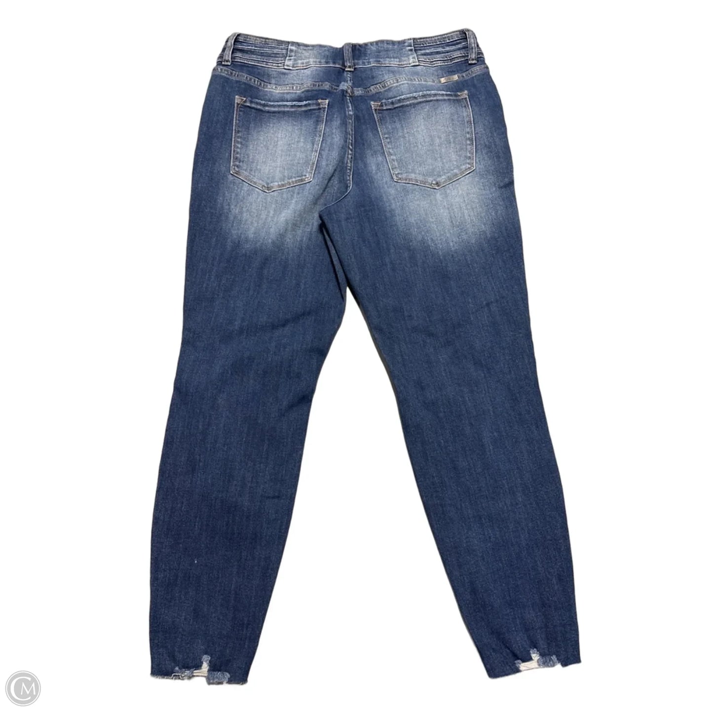 Jeans Straight By Kancan In Blue Denim, Size: 14