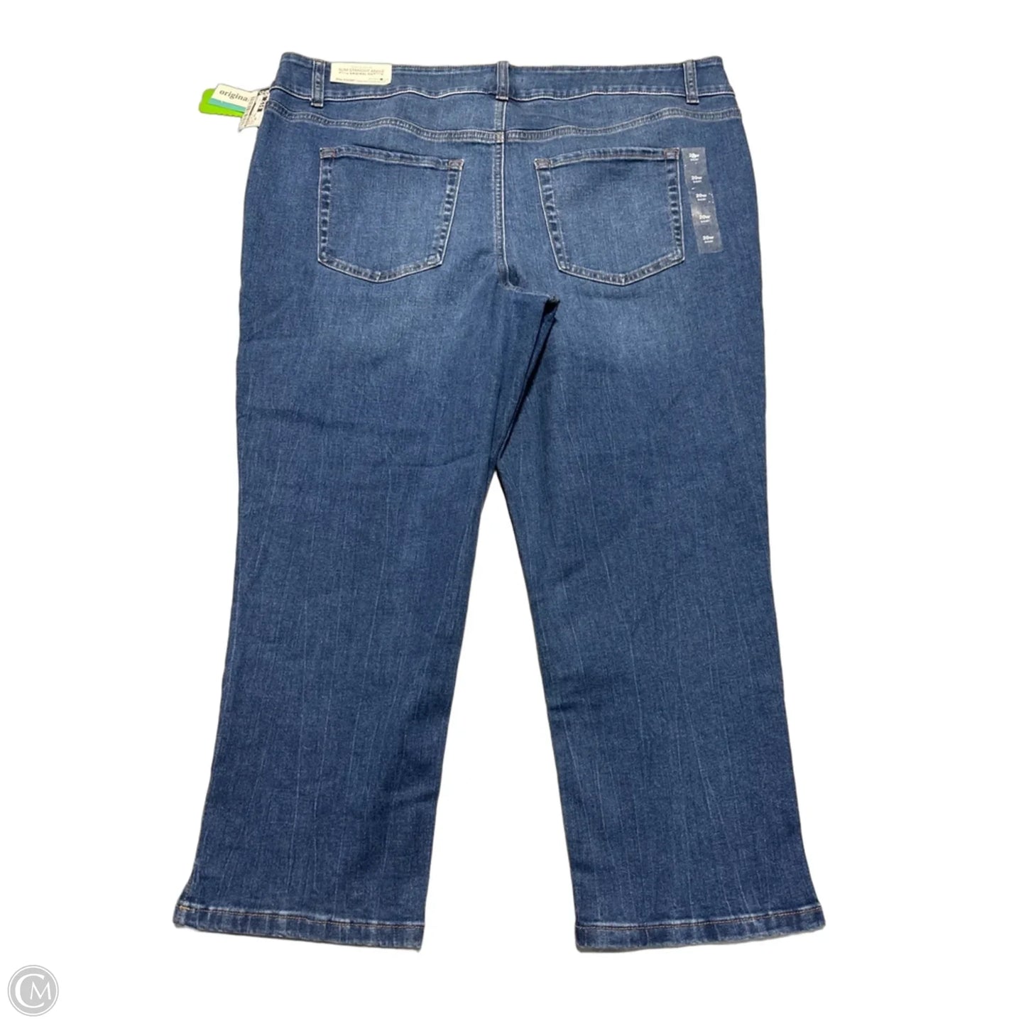 Jeans Straight By Maurices In Blue Denim, Size: 20