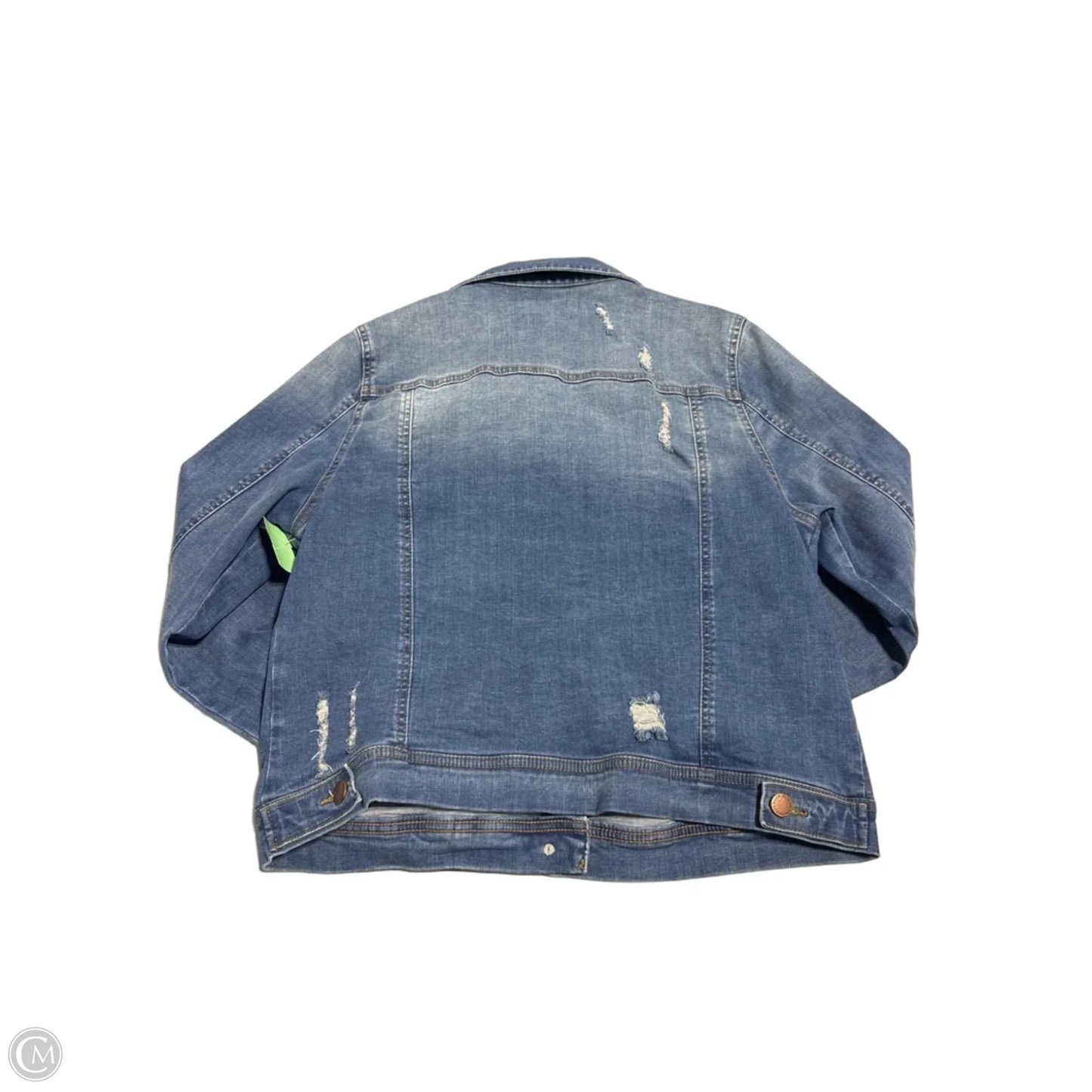 Jacket Denim By Risen In Blue Denim, Size: L