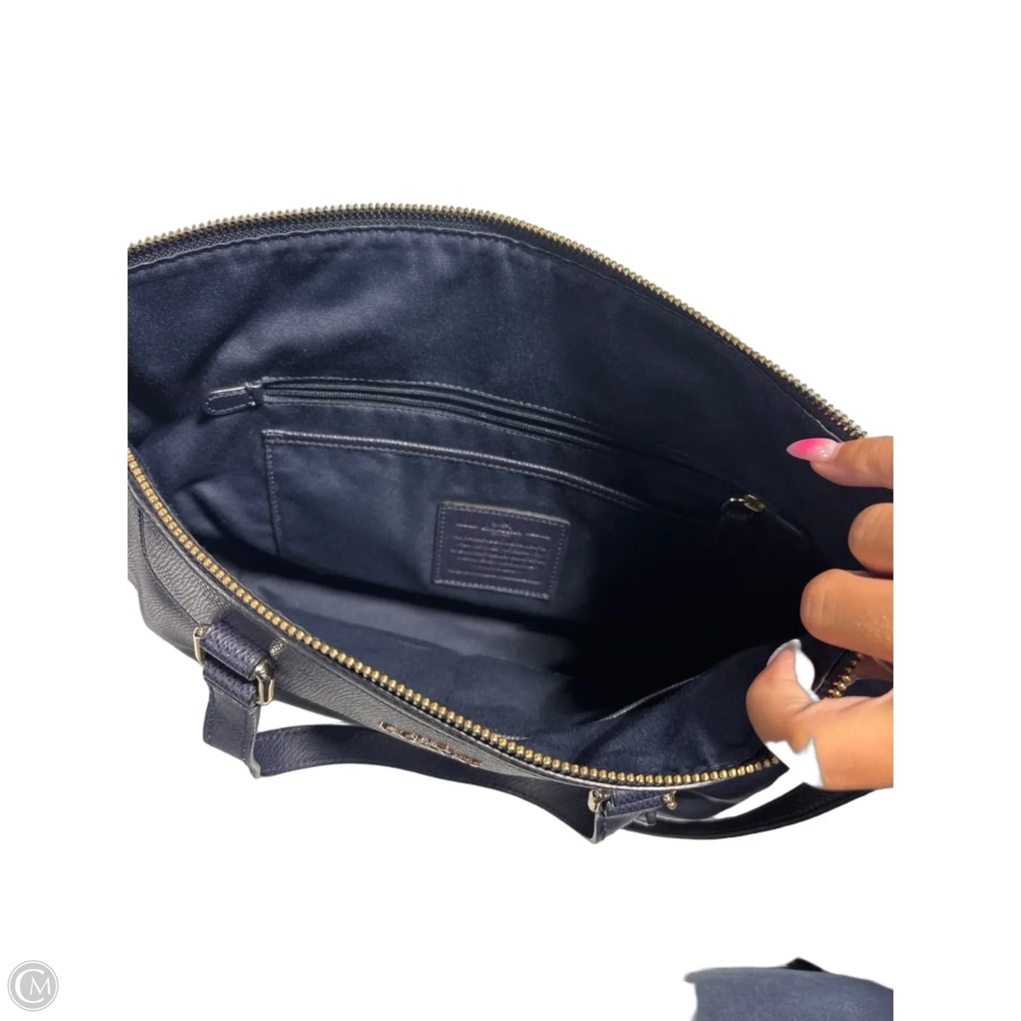 Handbag Designer By Coach, Size: Medium