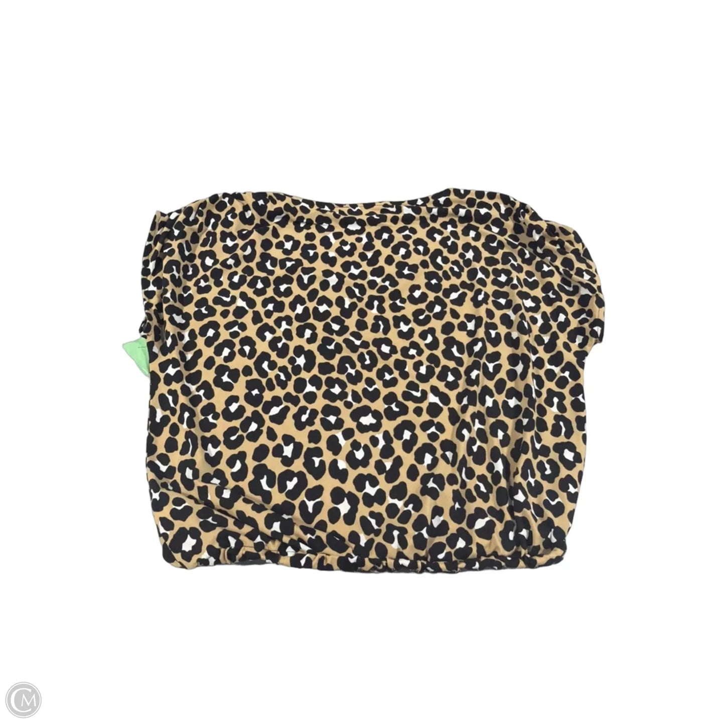 Top Short Sleeve By Michael By Michael Kors In Animal Print, Size: M