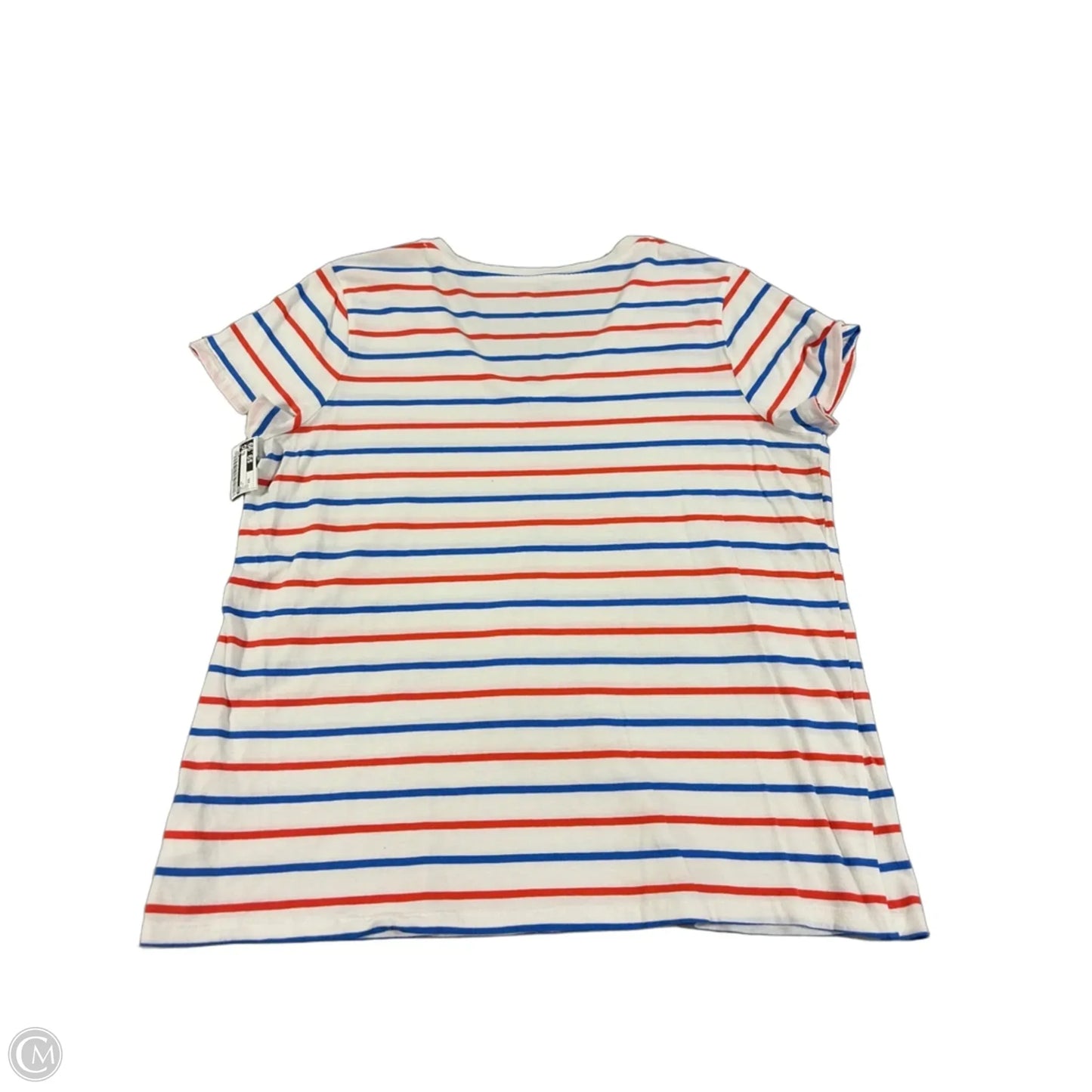 Top Short Sleeve By Gap In White, Size: Xxl