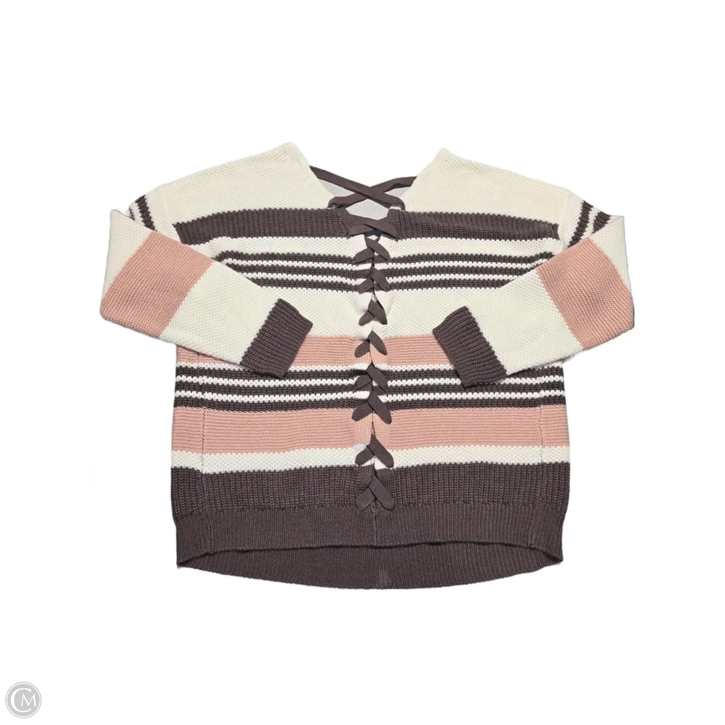 Sweater By Cmb In White, Size: L