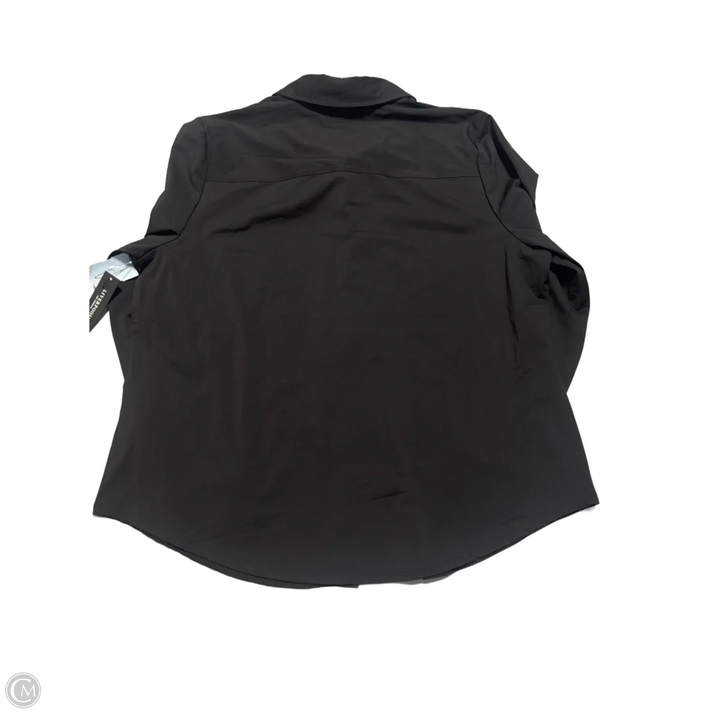 Top Long Sleeve By Liverpool In Black, Size: Xl