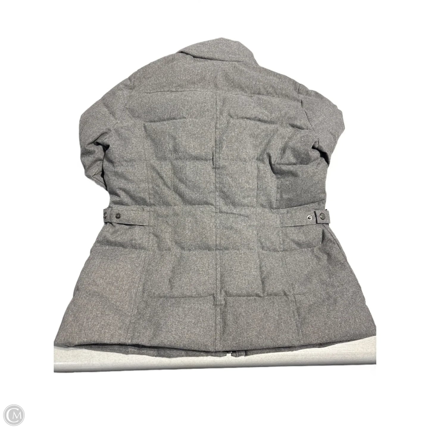 Coat Puffer & Quilted By Weatherproof In Grey, Size: M