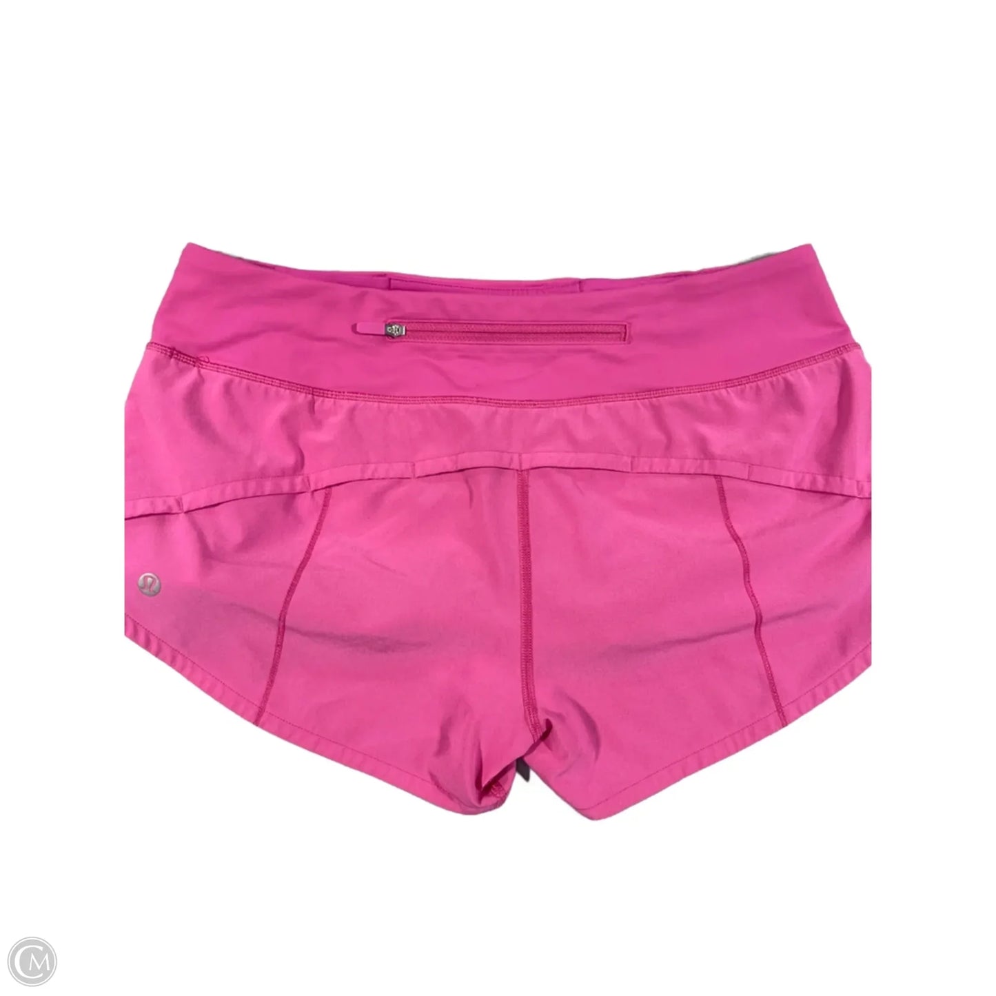 Athletic Shorts By Lululemon In Pink, Size: 6