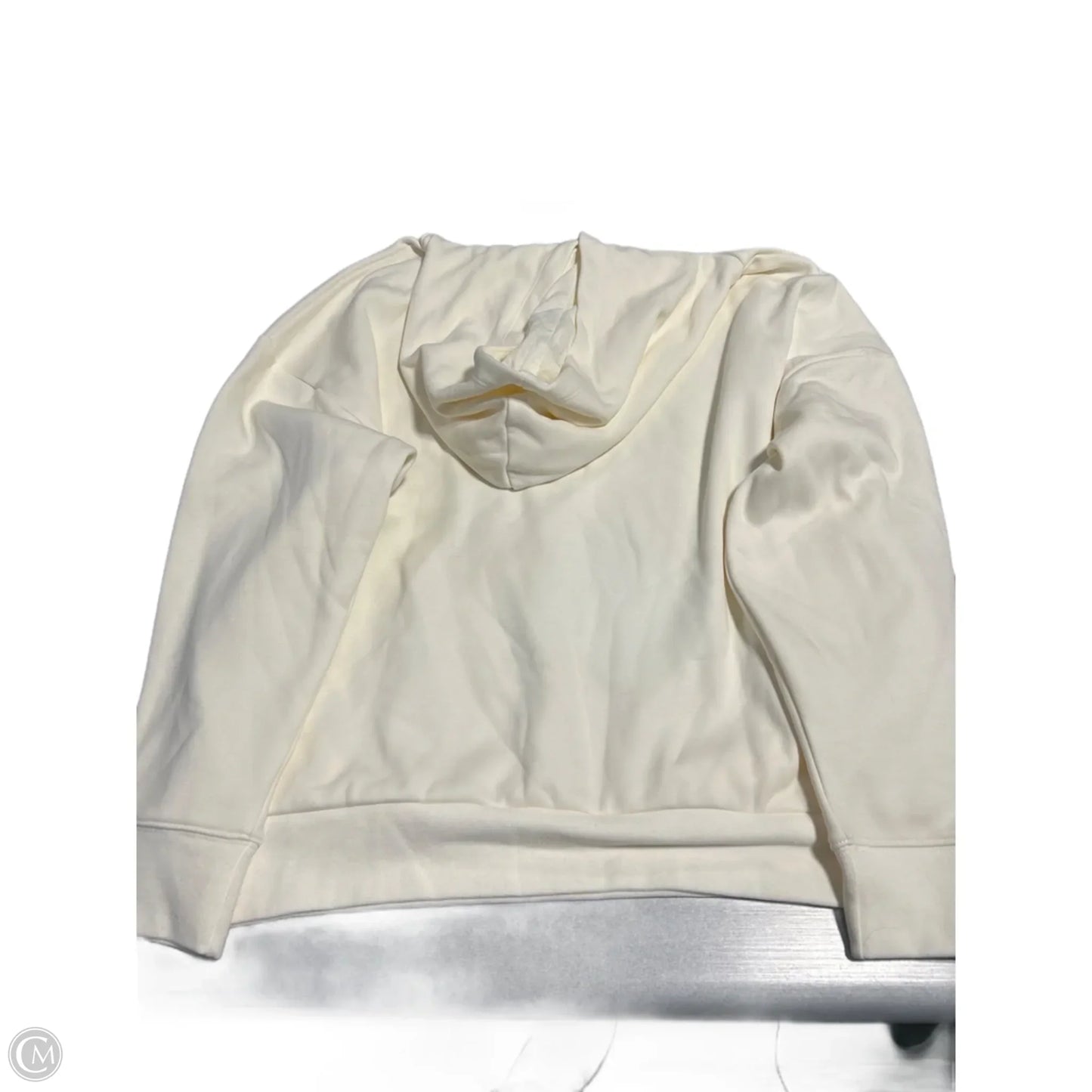 Sweatshirt Hoodie By Fabletics In Cream, Size: S