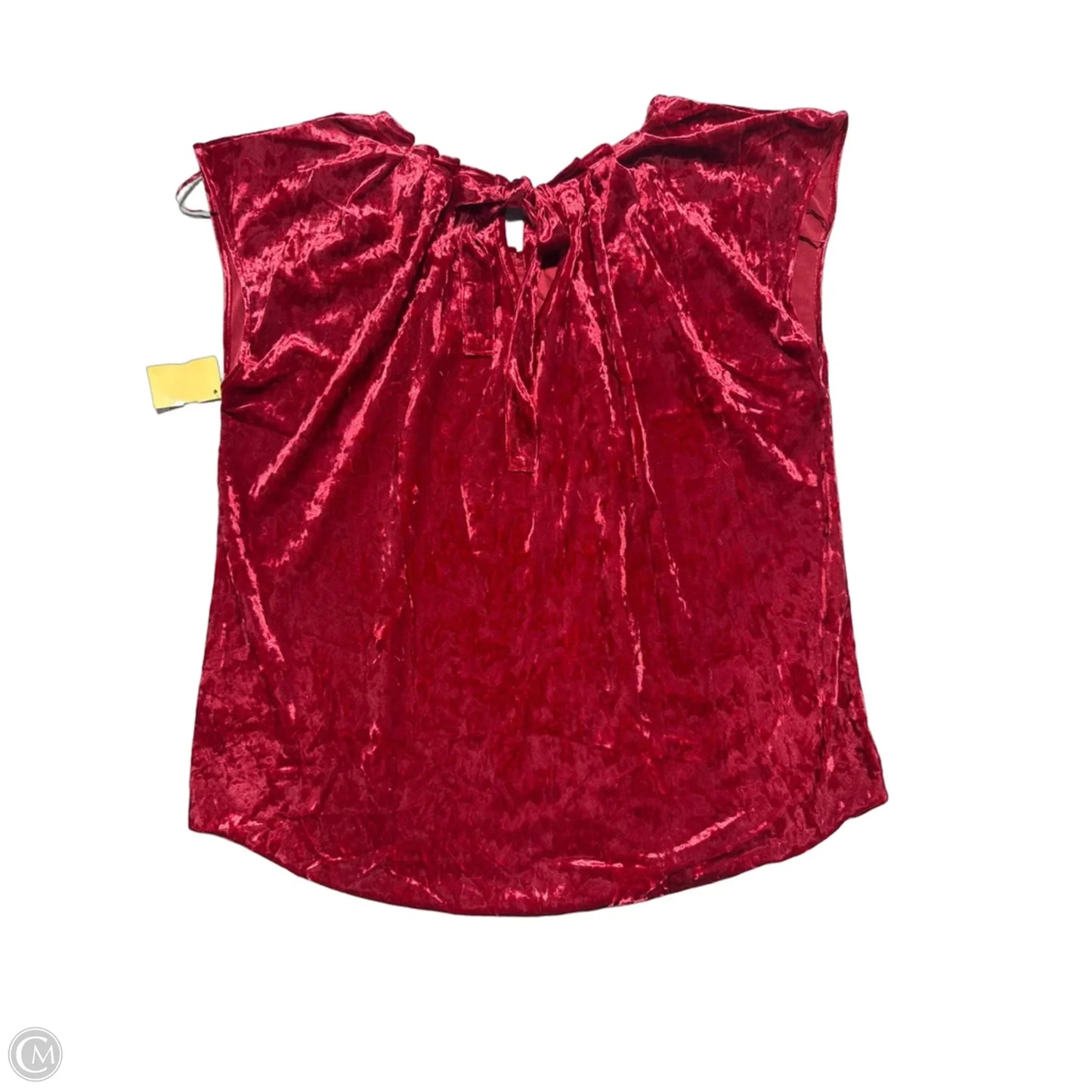 Top Short Sleeve By Lc Lauren Conrad In Red, Size: L