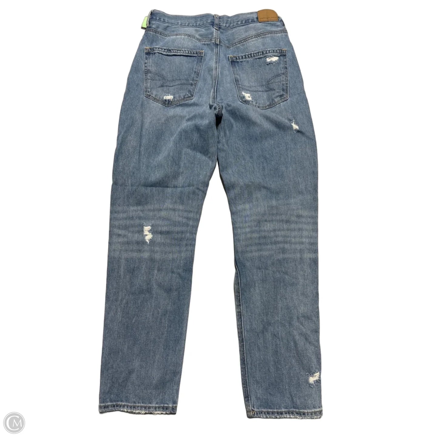 Jeans Straight By American Eagle In Blue, Size: 6