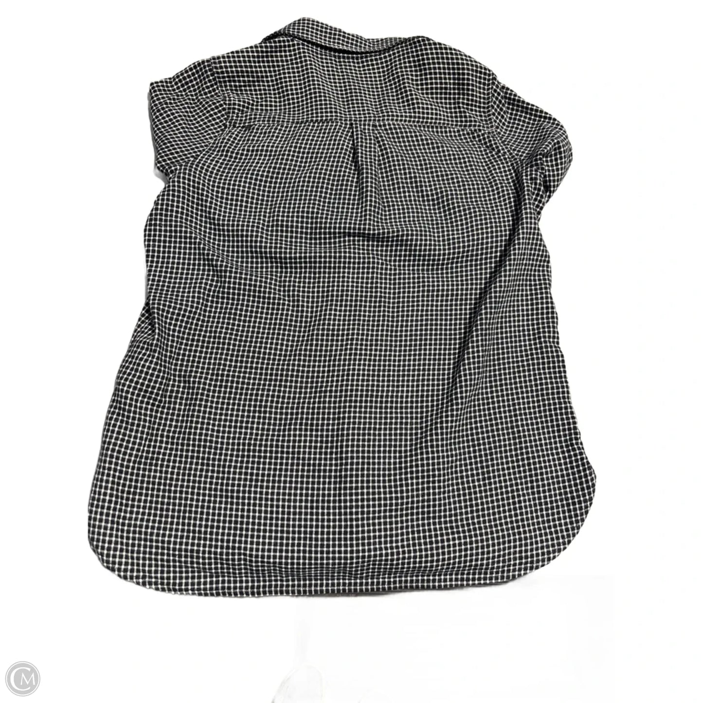 Top Long Sleeve By Old Navy In Plaid Pattern, Size: M