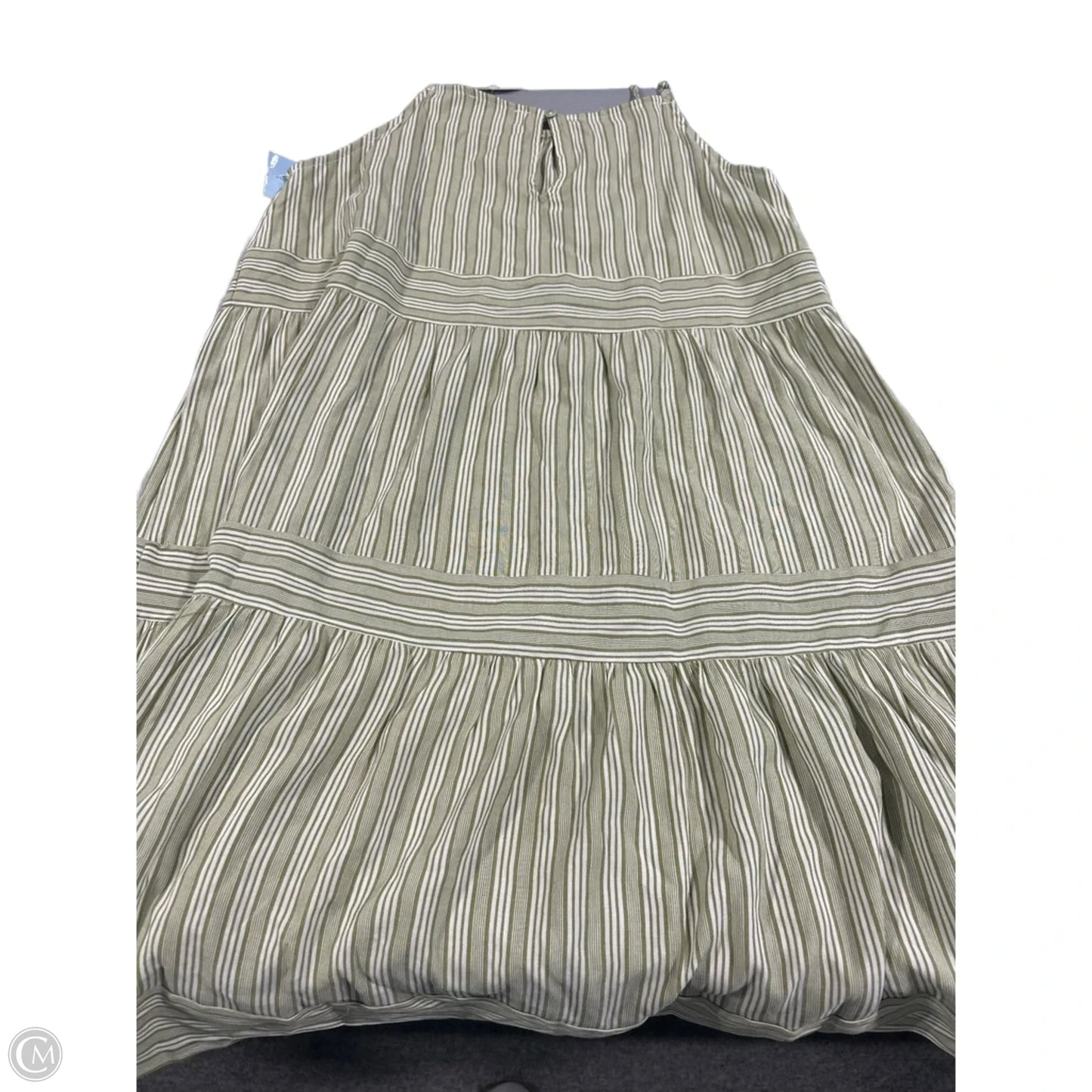 Dress Casual Short By Staccato In Green & White, Size: L