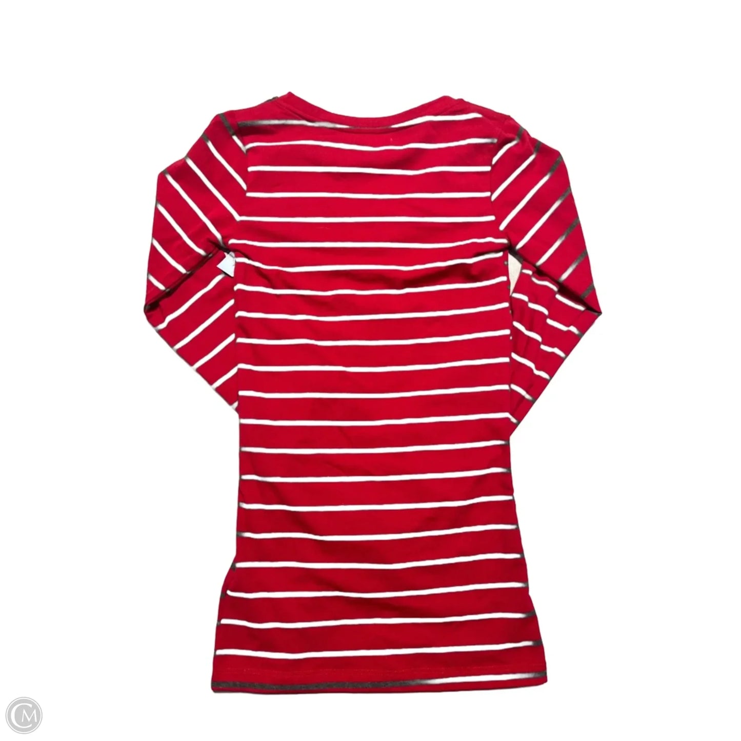 Top Long Sleeve Basic By Heart & Hips In Striped Pattern, Size: S