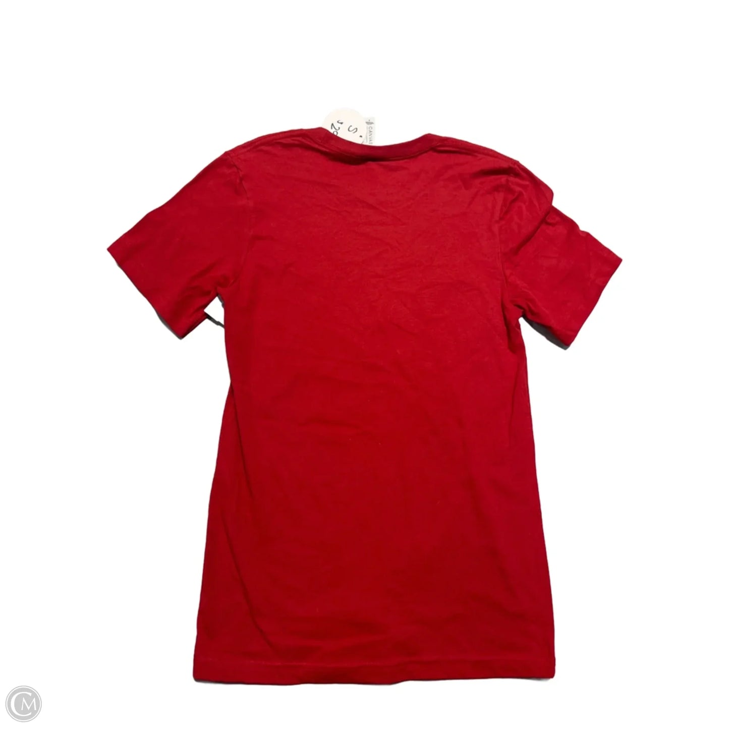 Top Short Sleeve Basic By Bella + Canvas In Red, Size: S