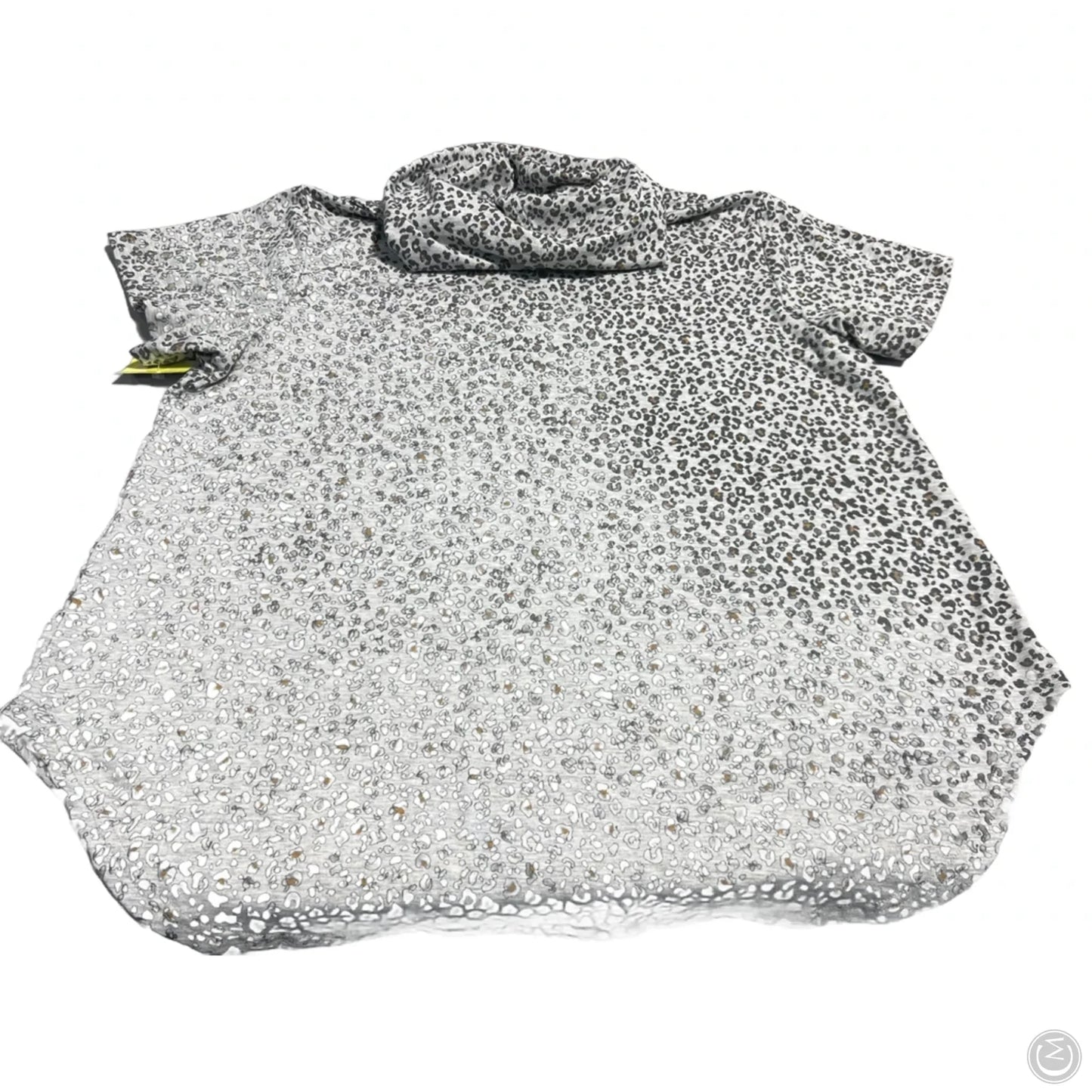 Top Short Sleeve By Jane And Delancey In Animal Print, Size: 1x