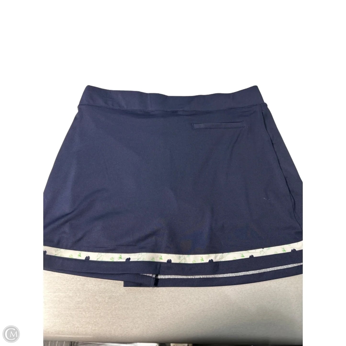 Athletic Skort By Pebble Beach In Navy, Size: L