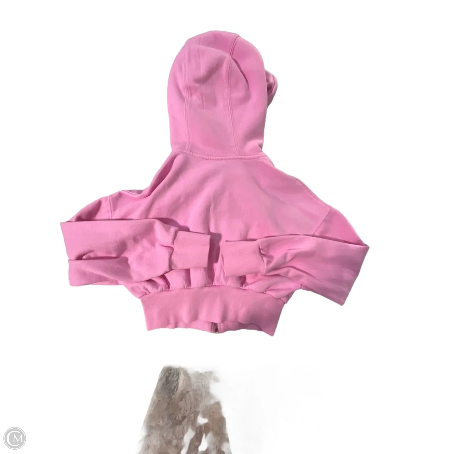 Sweatshirt Hoodie By Zara In Pink, Size: S