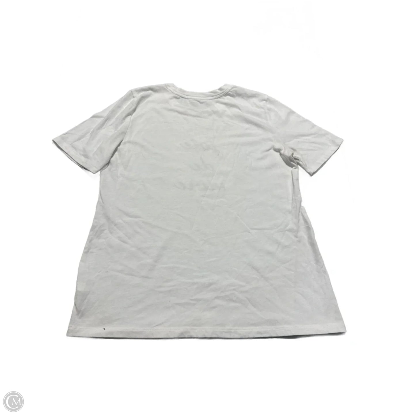 Top Short Sleeve Basic By Banana Republic In White, Size: M