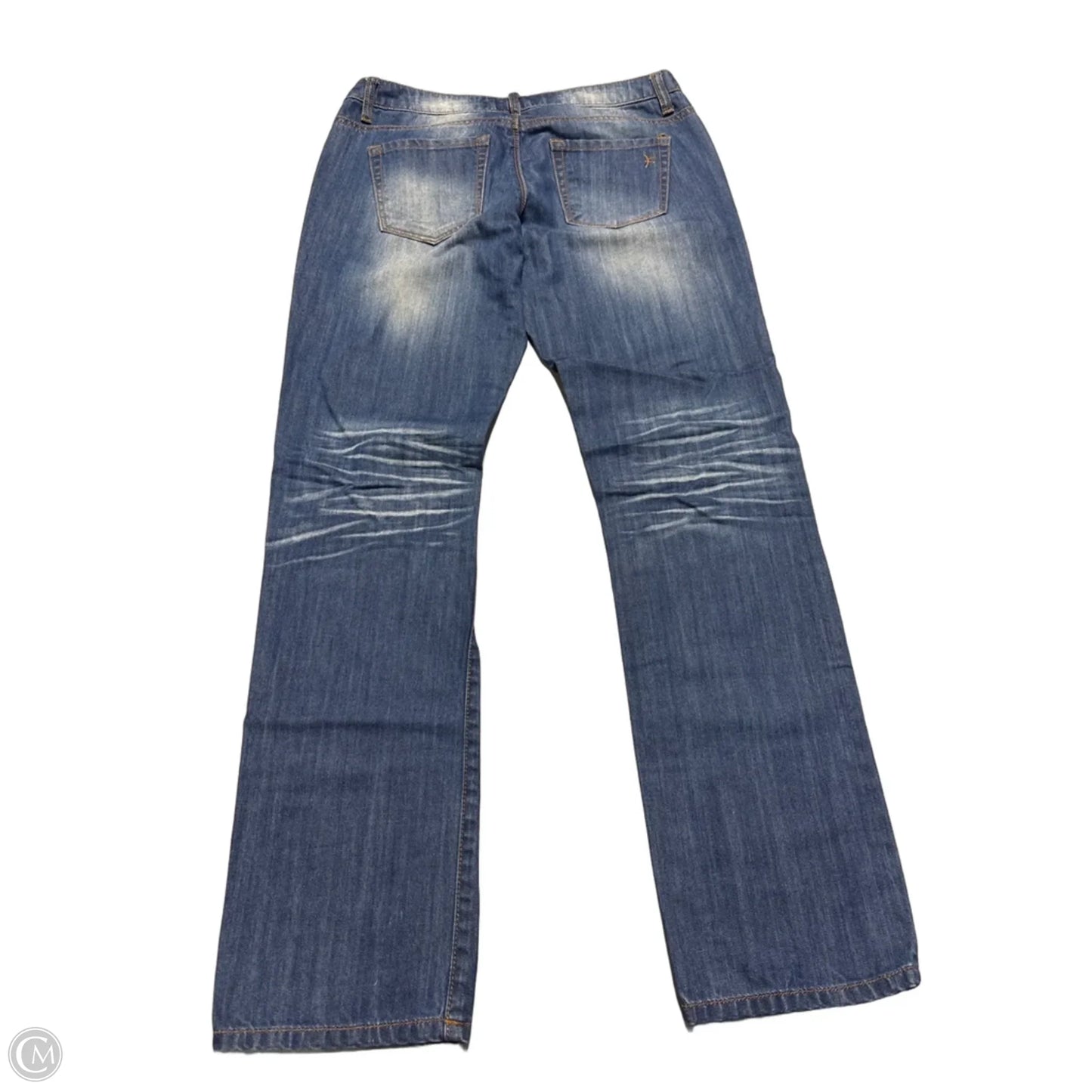 Jeans Straight By David Kahn In Blue Denim, Size: 8