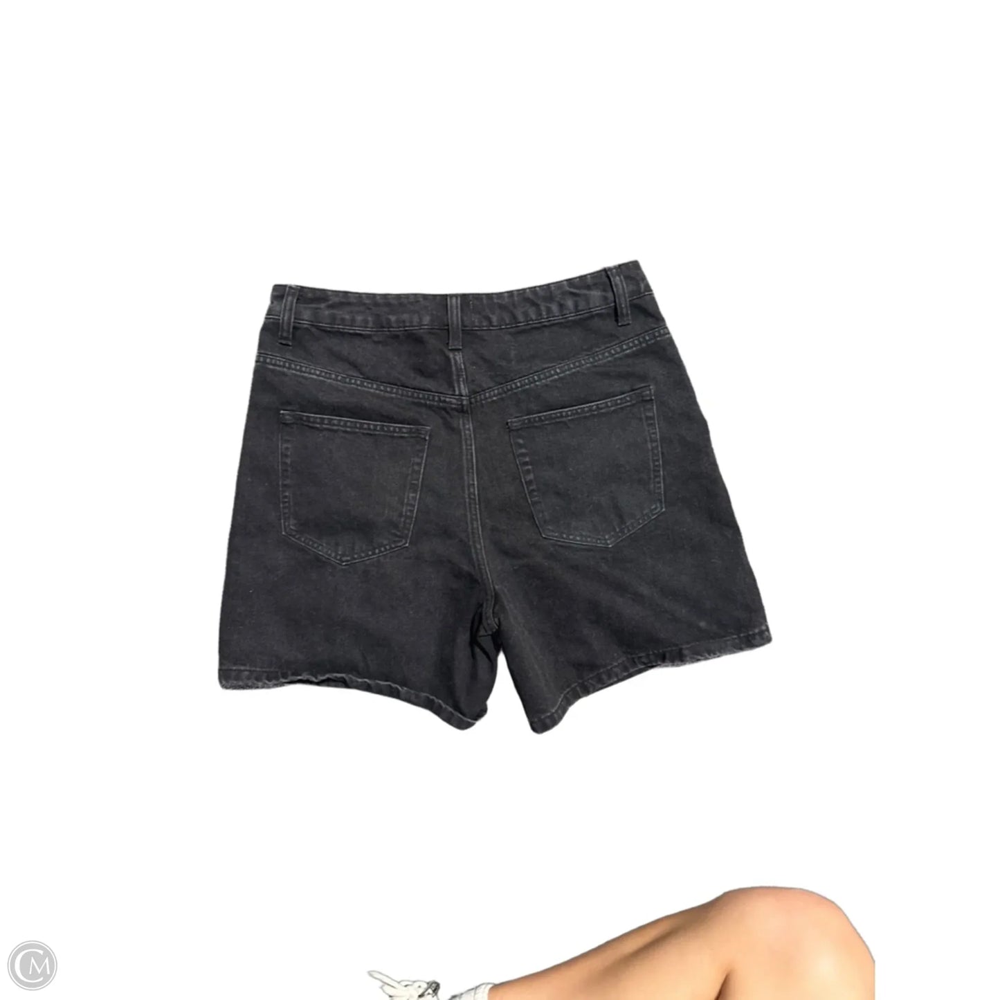 Shorts By Vervet In Black Denim, Size: 12