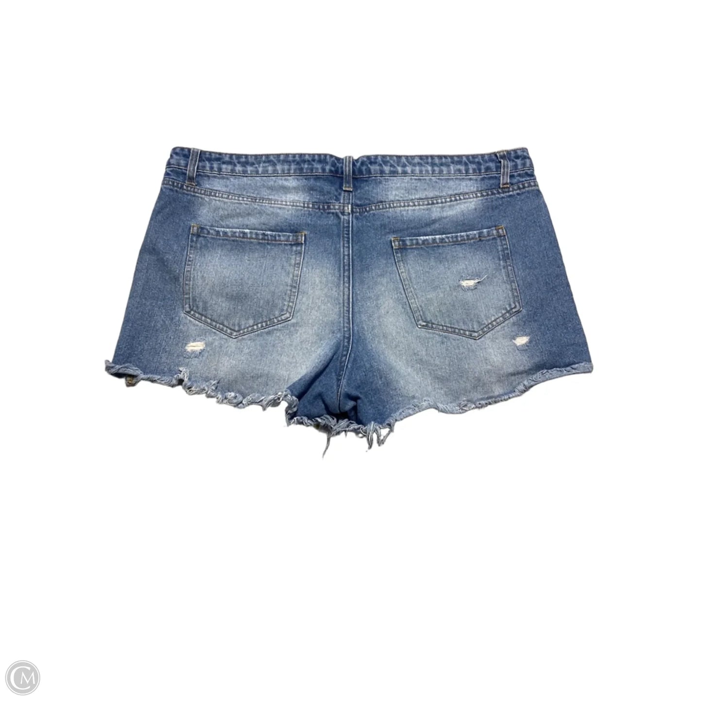 Shorts By Cmc In Blue Denim, Size: 18