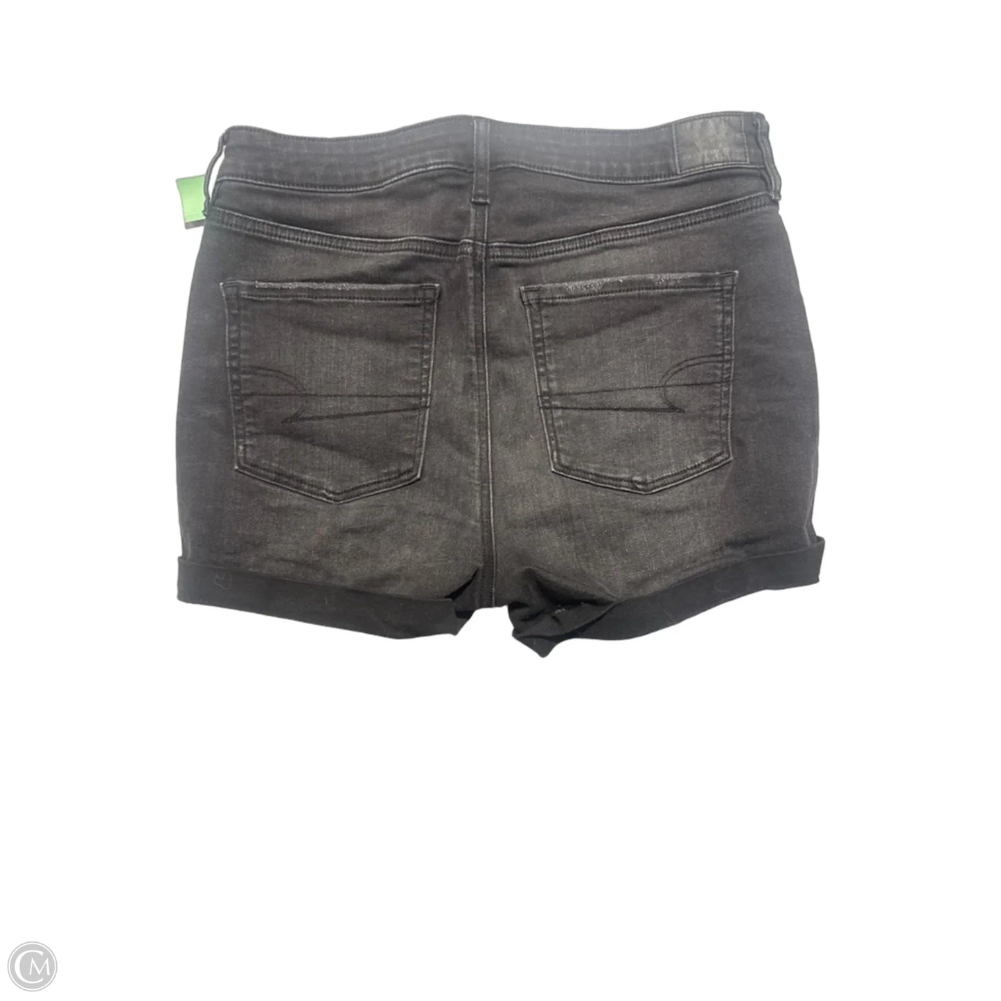 Shorts By American Eagle In Black Denim, Size: 12