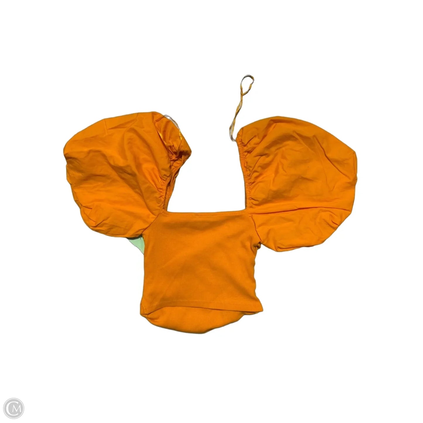 Top Short Sleeve By Zara In Orange, Size: S
