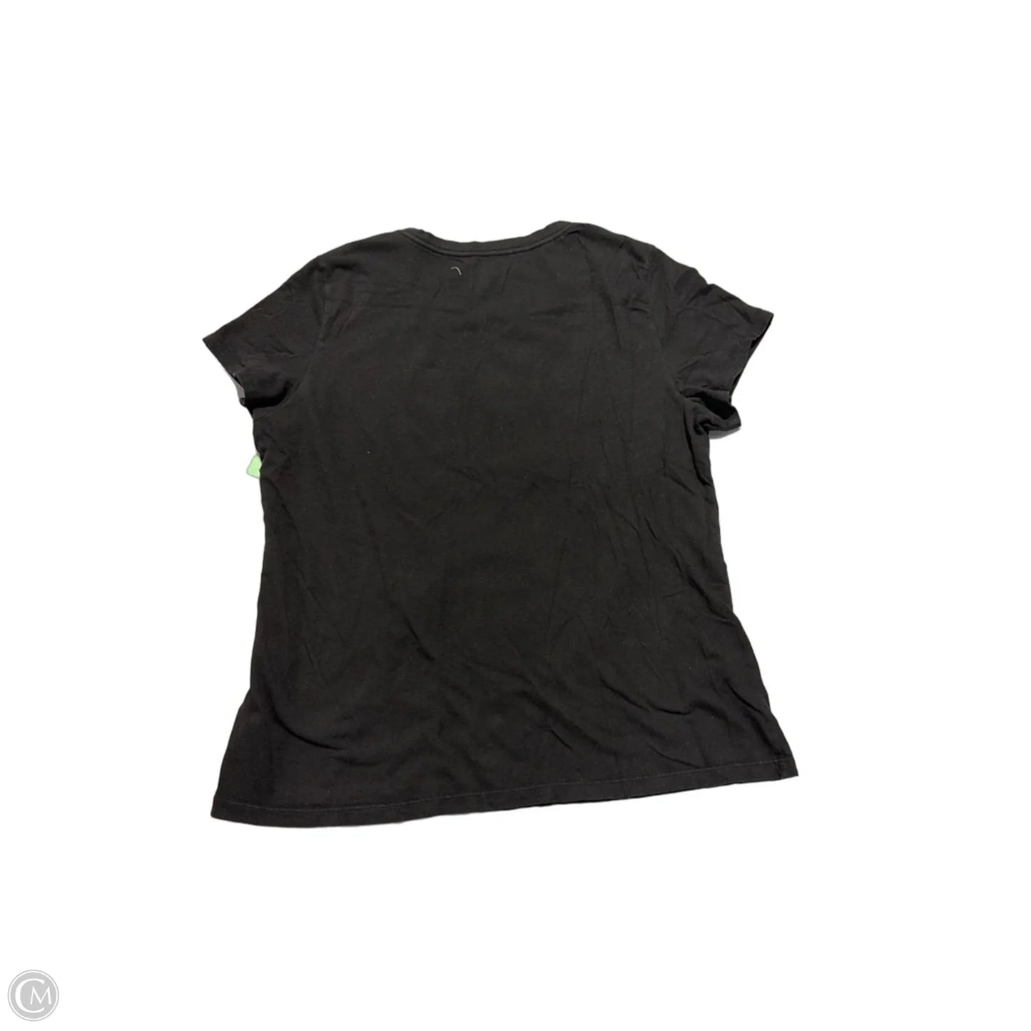 Top Short Sleeve Basic By Gap In Black, Size: Xl