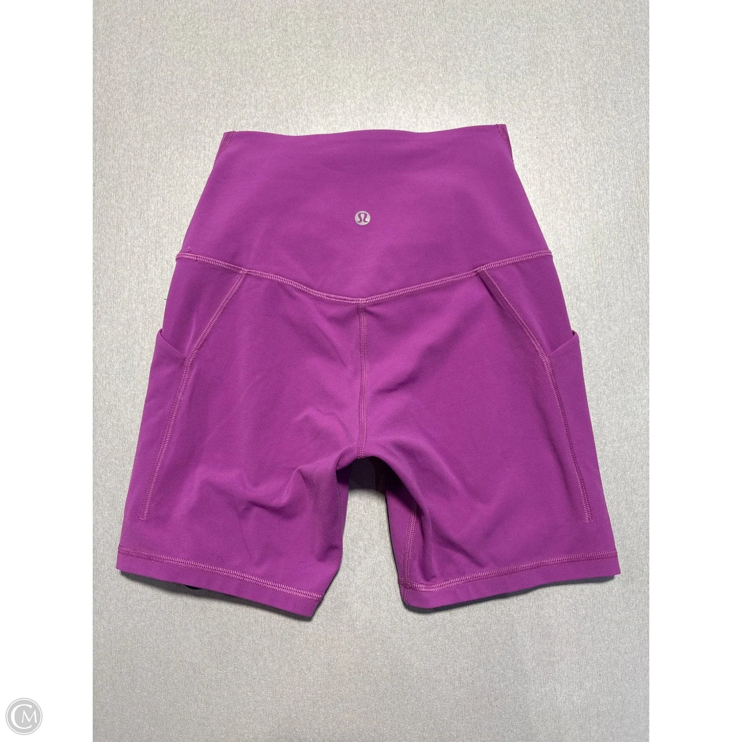 Athletic Shorts By Lululemon In Purple, Size: 4