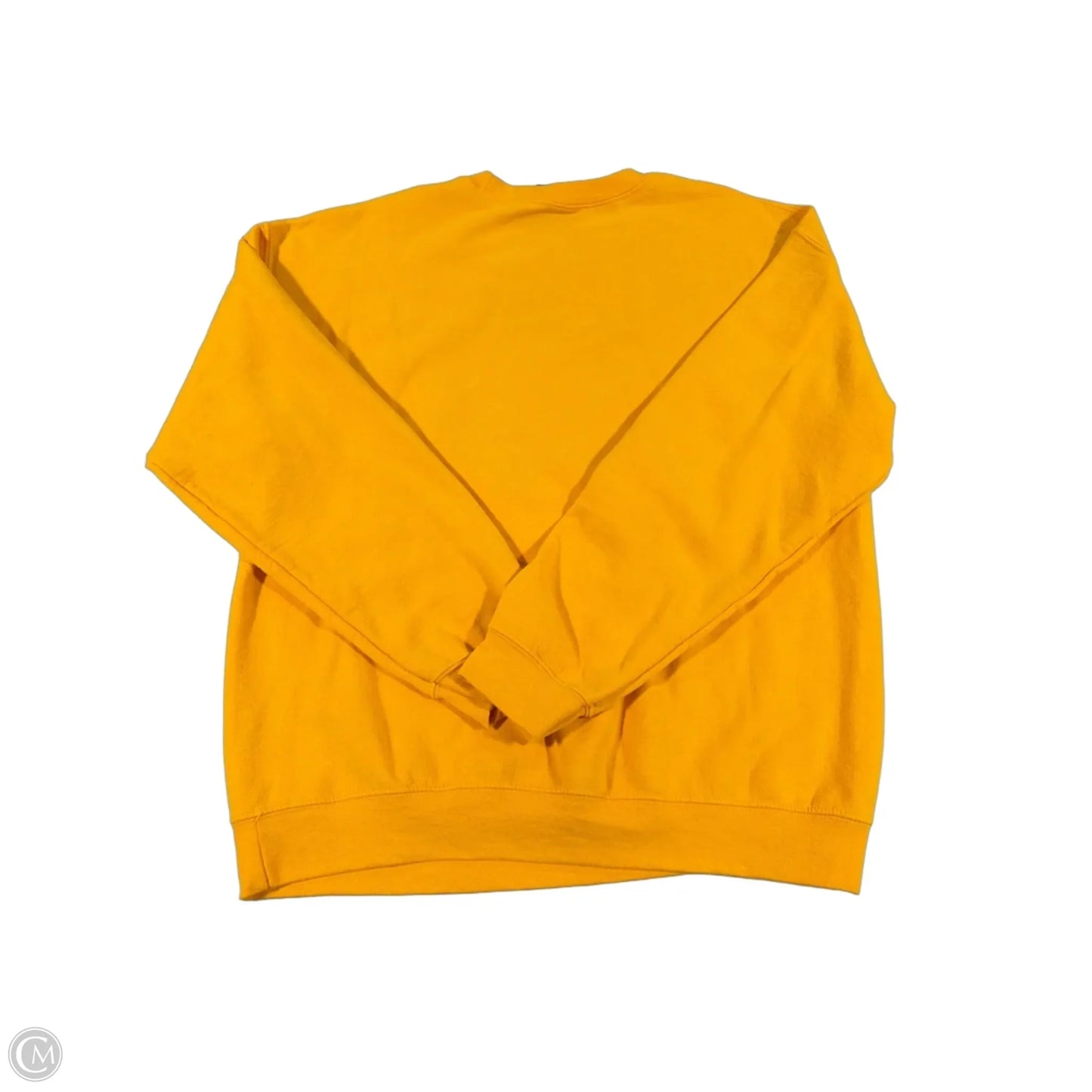 Sweatshirt Crewneck By Gildan In Yellow, Size: L