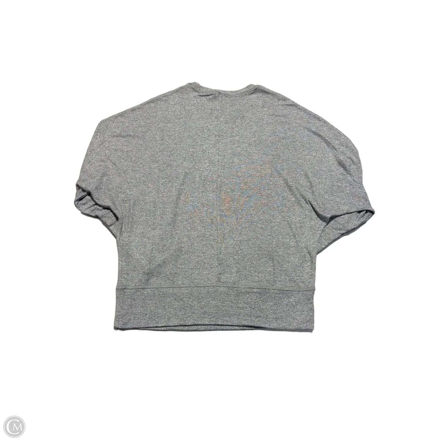 Top Long Sleeve By Mono B In Grey, Size: L